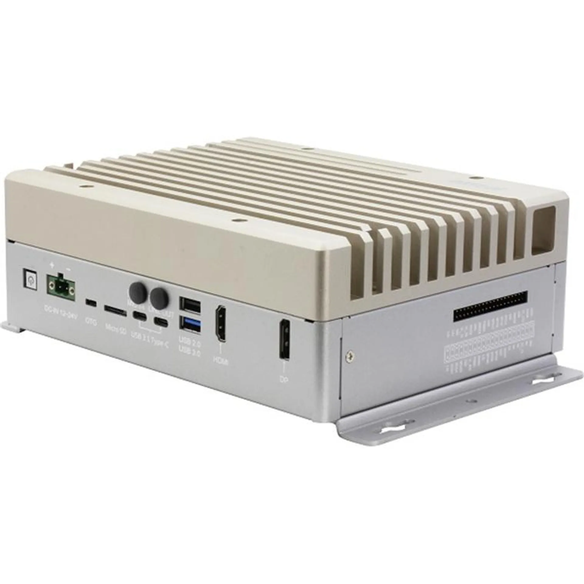 AAEON Embedded BOX PCs BOXER-8640AI NVIDIA Jetson AGX Orin 32GB 1792-core Amper GPU with Tensor cores, 4xRJ-45 for PoE, 1x DB-9 for RS-232/422/485, 1x CANBUS, 40-pin header, M.2 E key, M key and SATA storage with Power adapter without NZ p