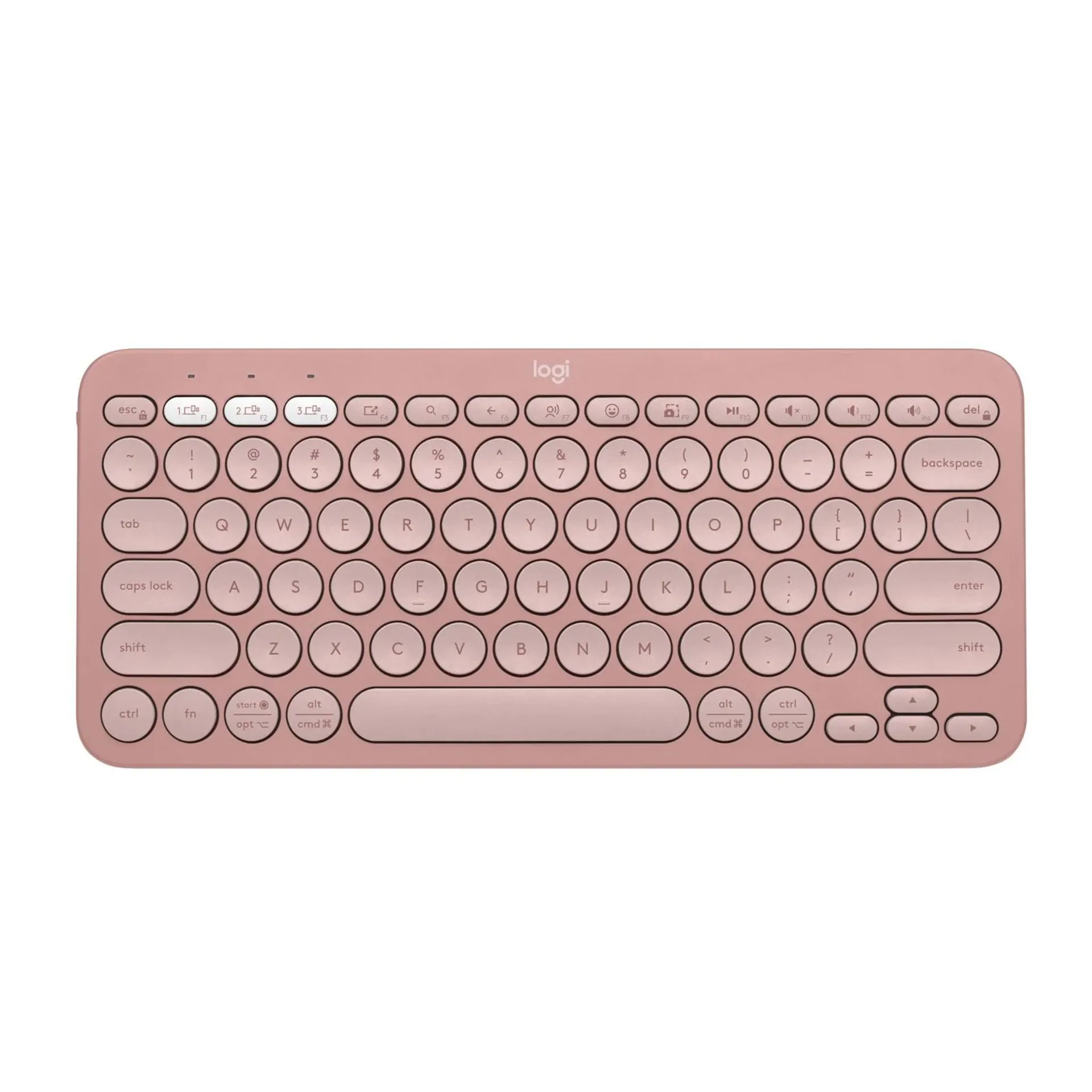 Logitech Pebble Key 2 K380s Bluetooth Keyboard - Tonal Rose