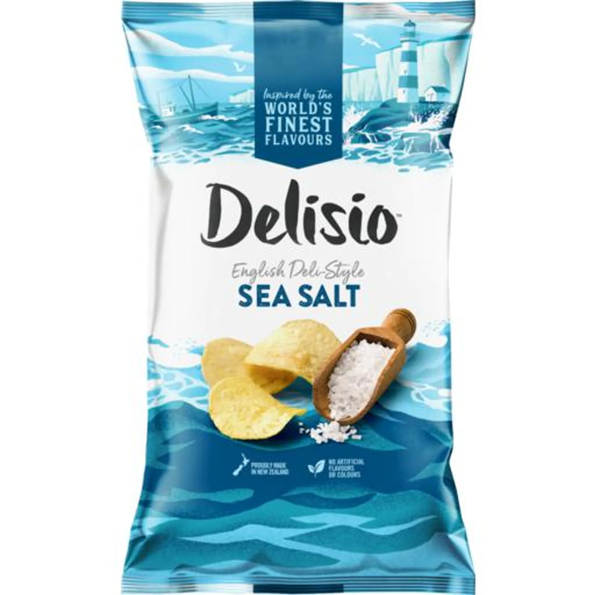Delisio Potato Chips Sea Salt 140g
