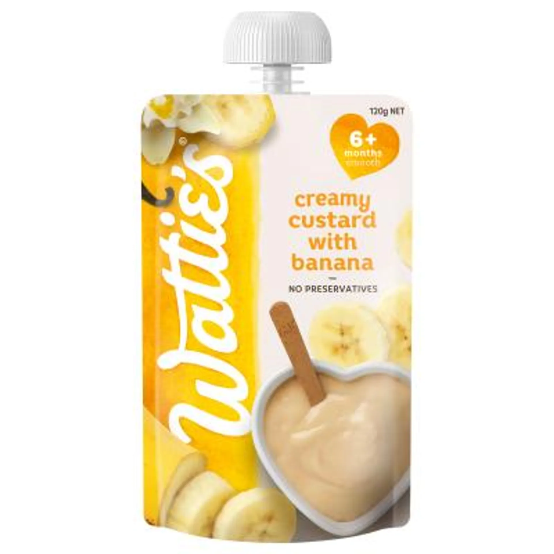 Wattie's For Baby Creamy Custard With Banana 6+ Months Smooth