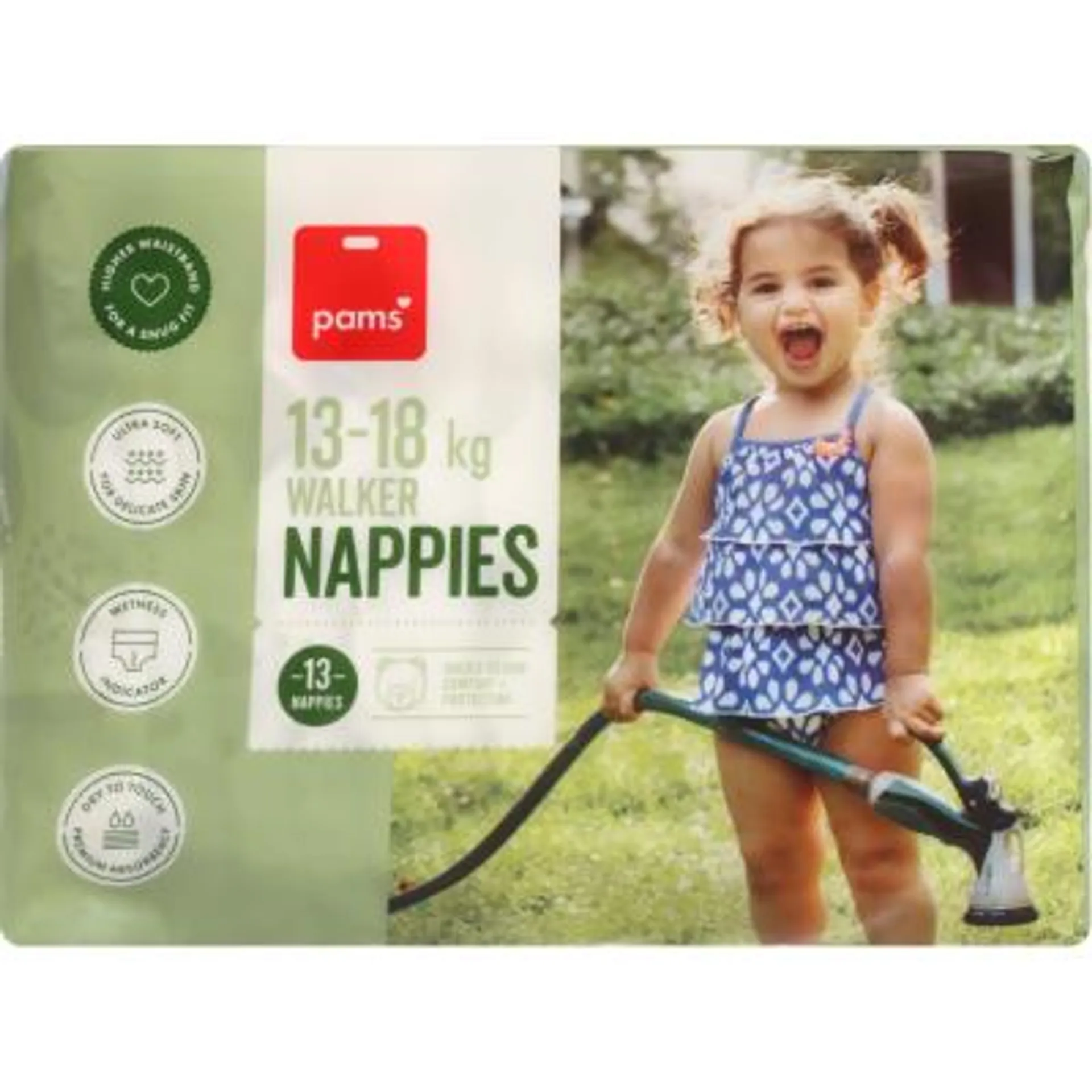 Pams Nappies 13-18kg Walker