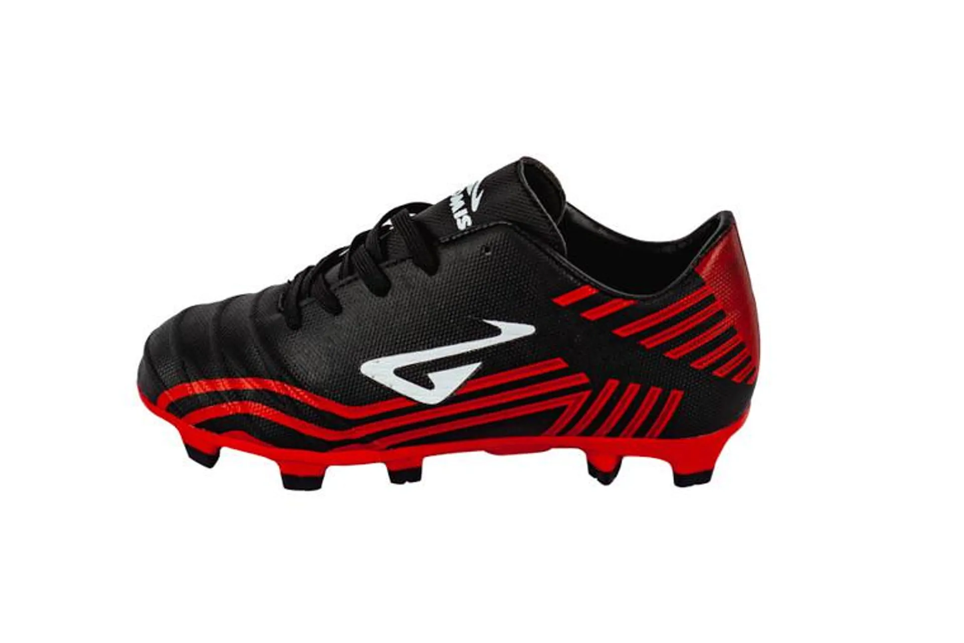 Nomis Youth Prodigy Firm Ground Boots Black/Red
