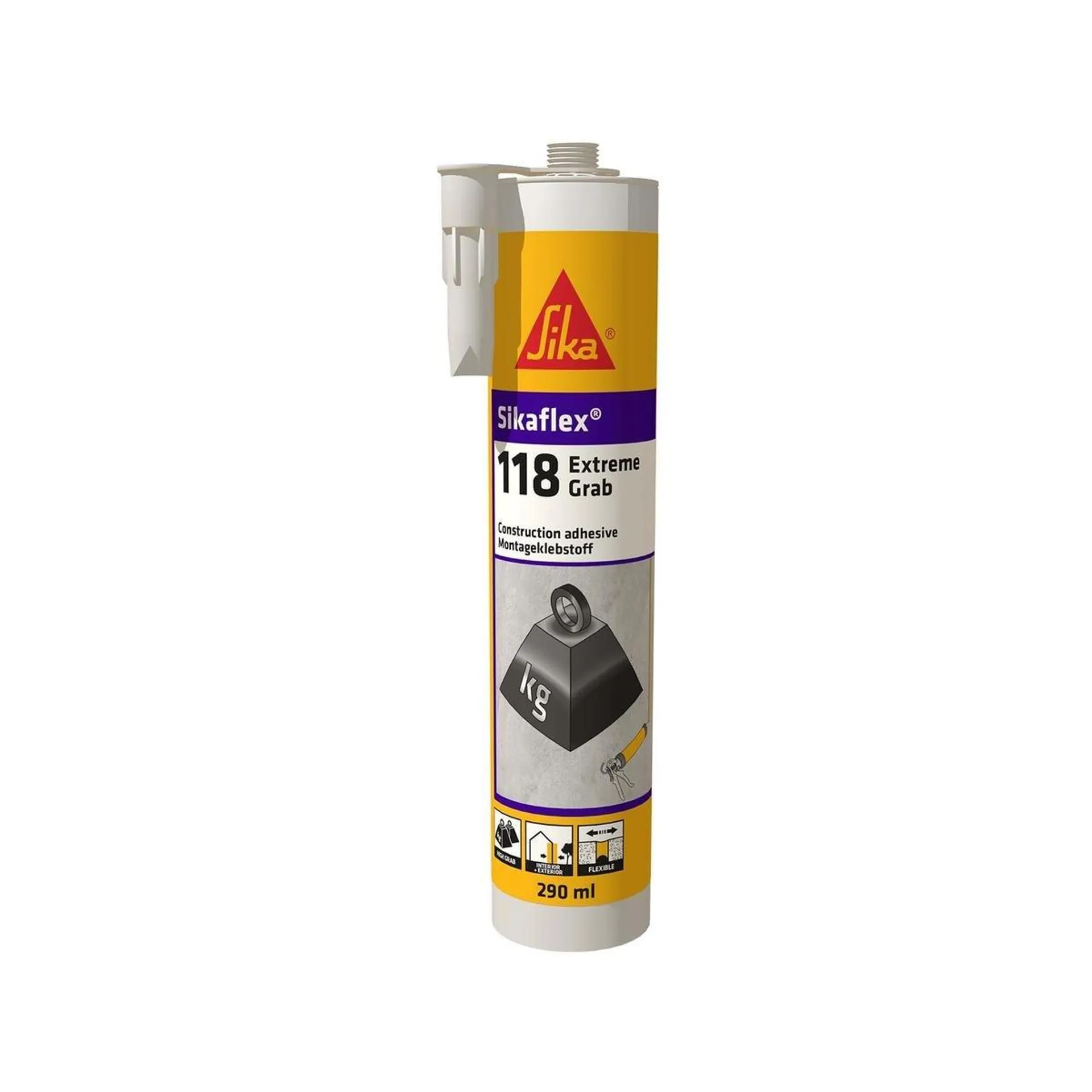 Sika 290ml Sikaflex®-118 Extreme Grab Construction Adhesive