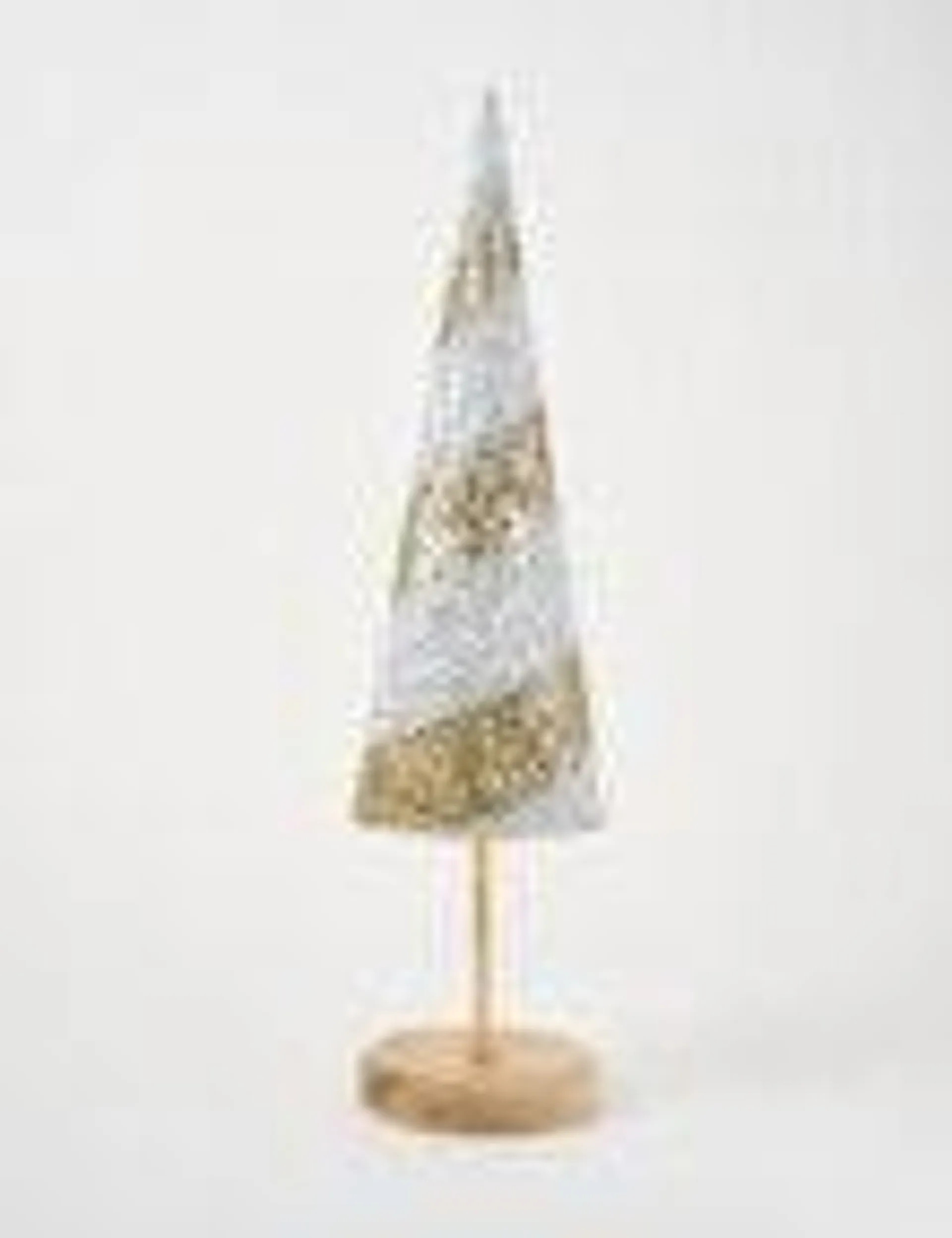 Christmas Shop Woodland Wonders Beaded Stripe Tree, 53cm