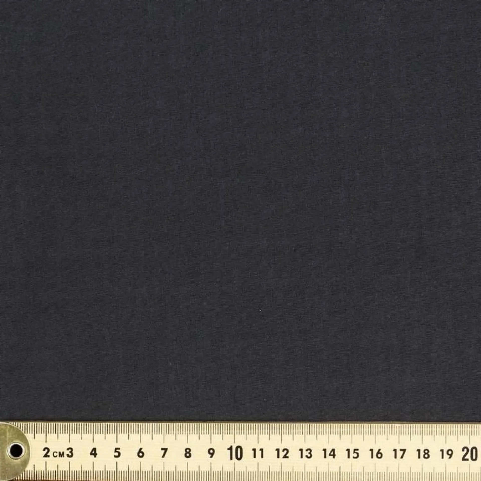 Plain Top Pop 112 cm Poplin Fabric Black