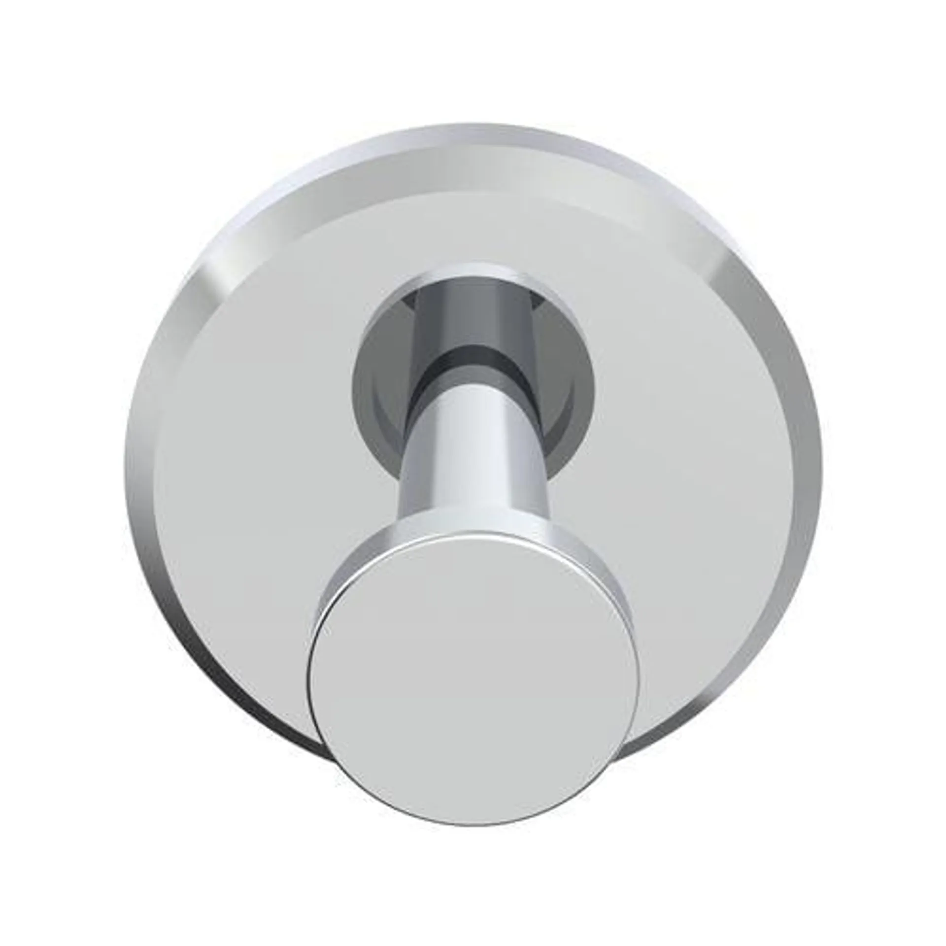 Naleon Suction Works Chrome Robe Hook - 2 Pack