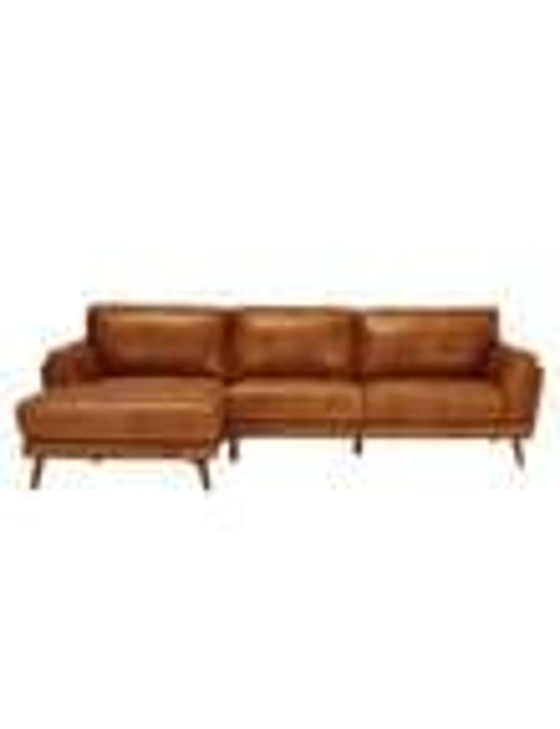 LUCA Hendrix Leather 2.5 Seater with Left Hand Chaise