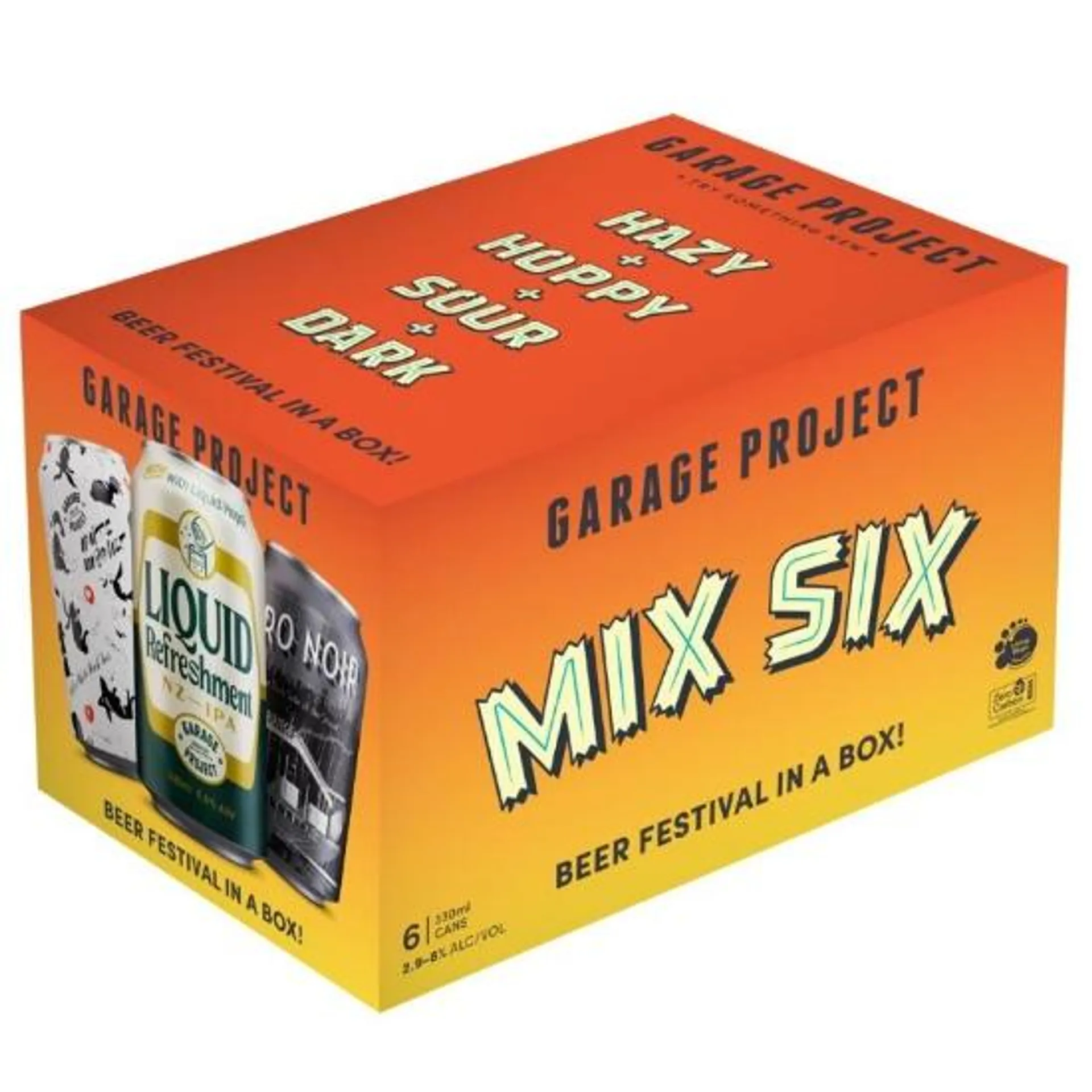 Garage Project Mix Six #12 Cans 6x330ml