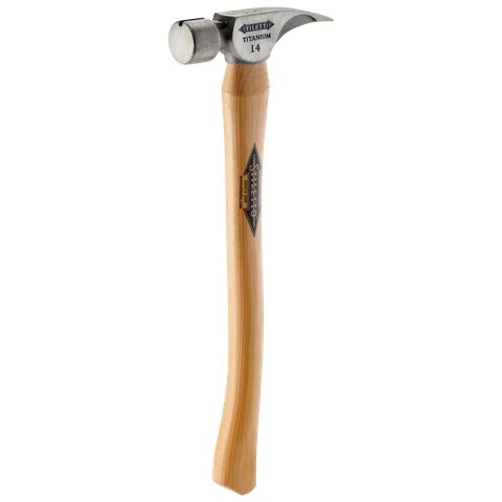 Stiletto Titanium 14oz Hammer with Hickory Handle