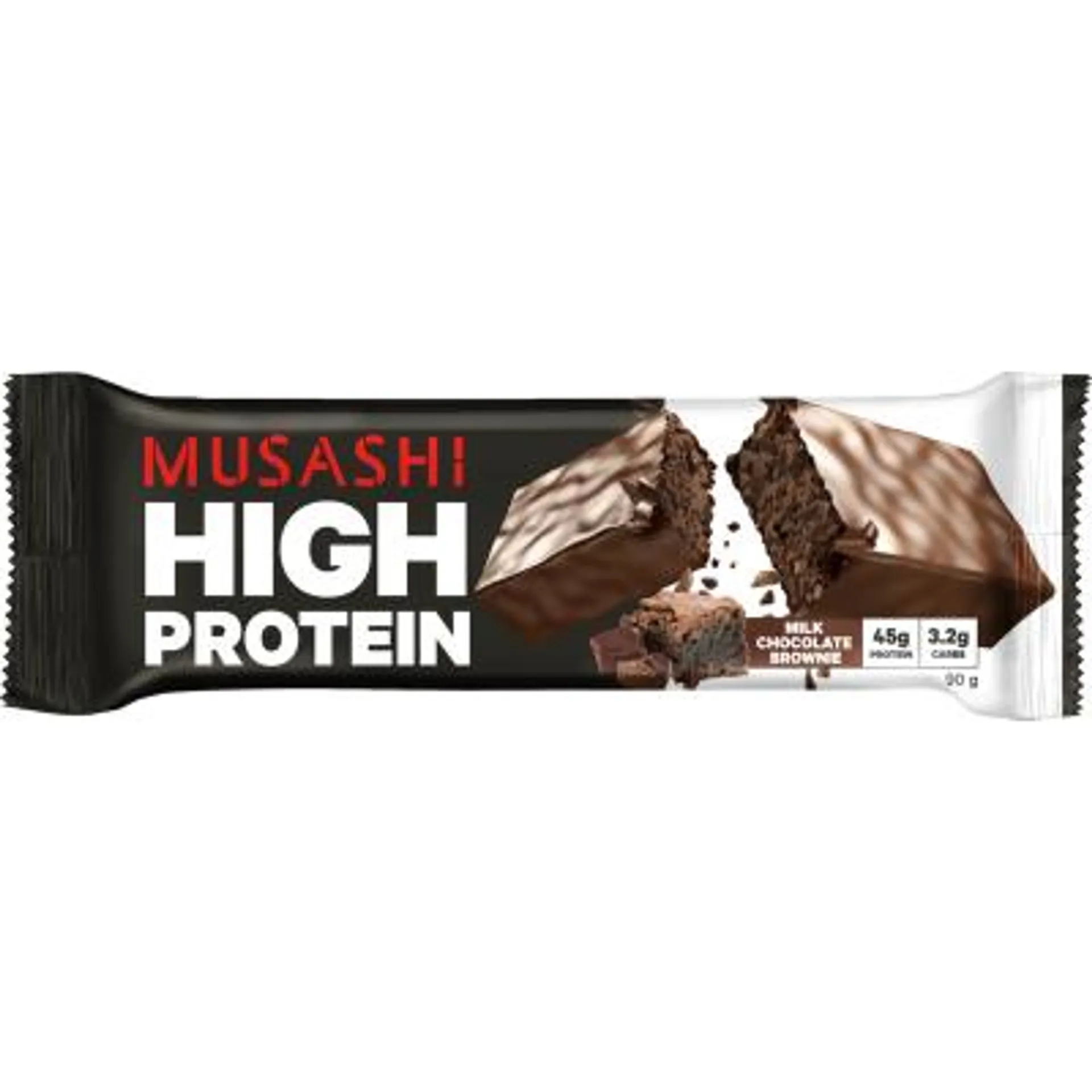 Musashi Milk Chocolate Brownie Flavour High Protein Bar