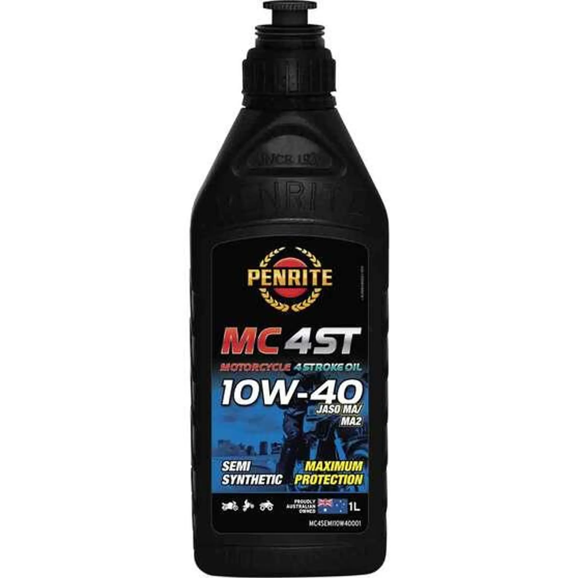 Penrite MC-4ST Semi Synthetic Motorcycle Oil 10W-40 1 Litre