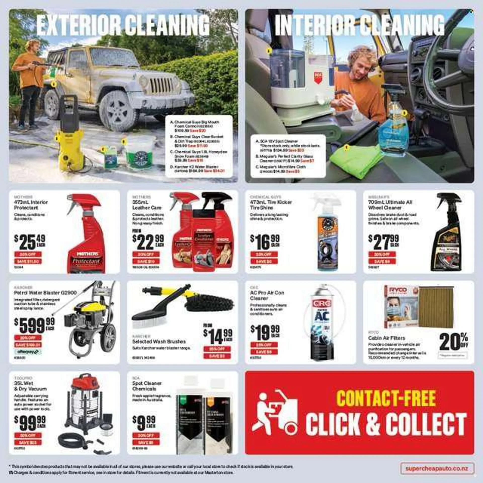 SuperCheap Auto mailer - 28.07.2022 - 07.08.2022 - Sales products - detergent, cleaner, Kärcher, air filter, cabin filter, tyre shine. Page 3.
