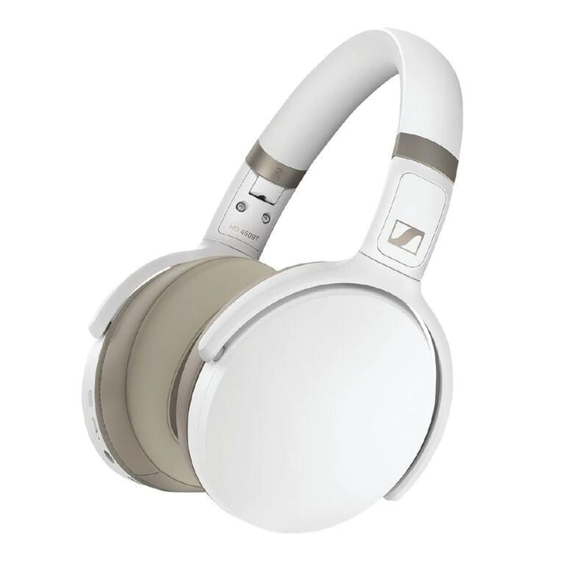 Sennheiser HD 450BT Wireless Noise Cancelling Over-Ear Headphones - White