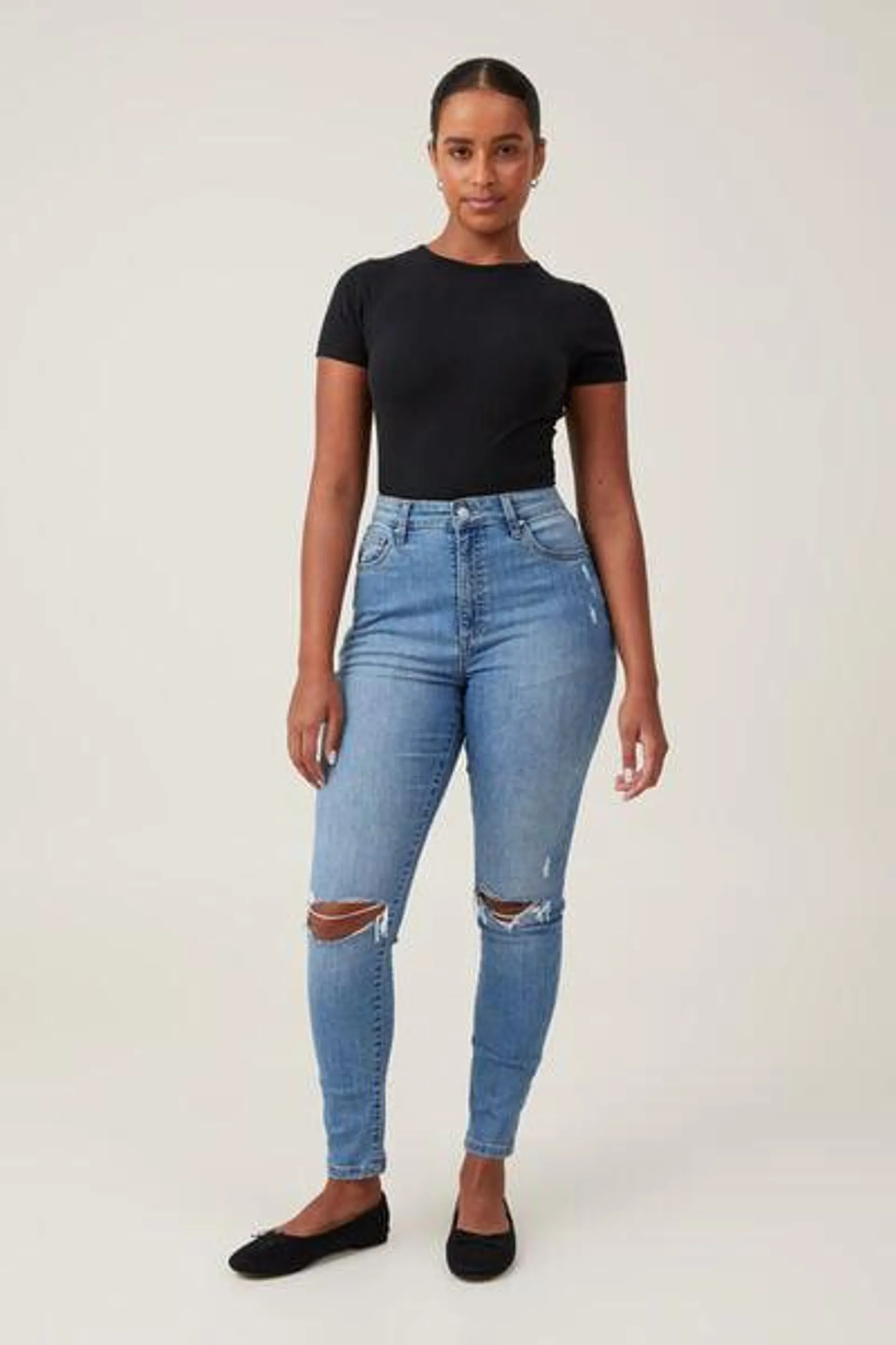 Curvy High Stretch Skinny Jean