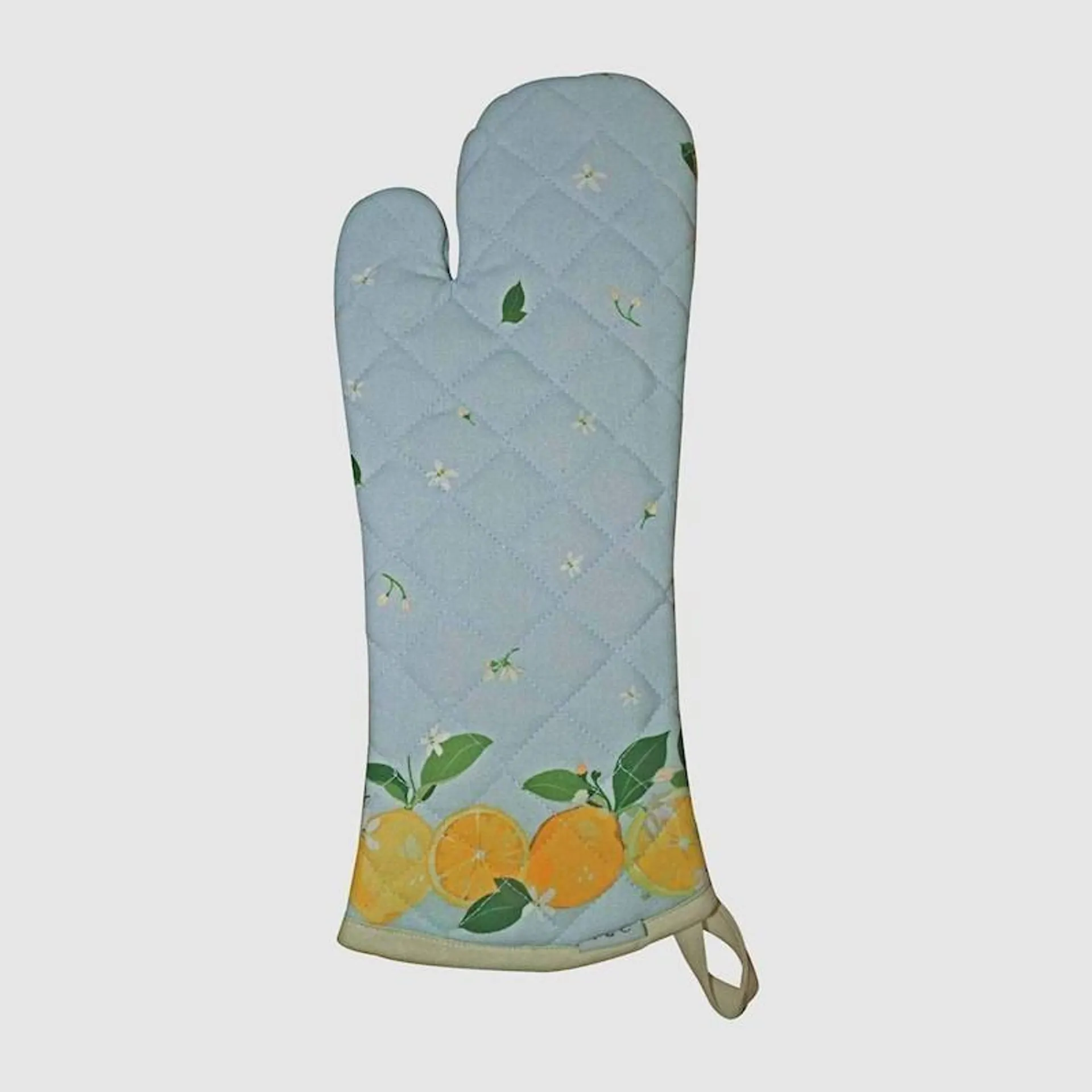 Twill & Co Lemon Blossom Gauntlet Oven Glove