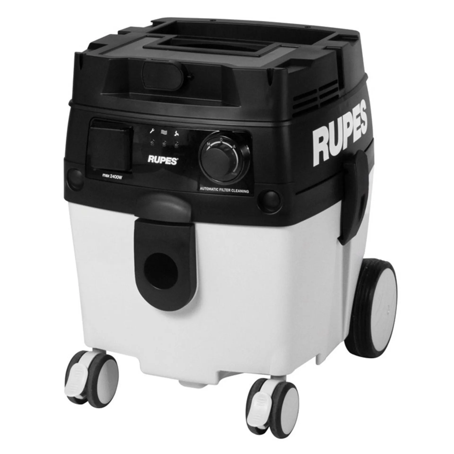 RUPES 'S2 Series' 30 Litre Compact Mobile Dust Extraction Class M Unit with Support for Systainer T-Loc Modular Systems