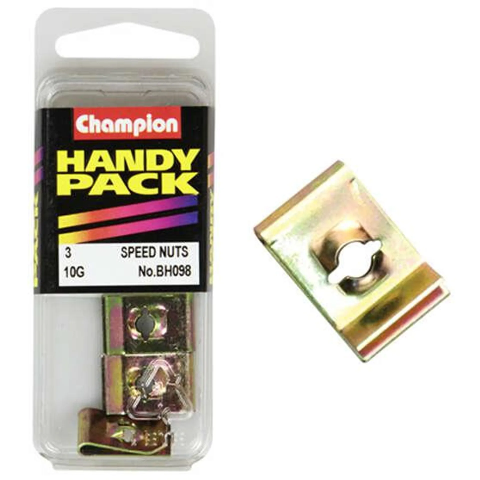 Champion Speed Nuts (Clips) - 10G, BH098, Handy Pack