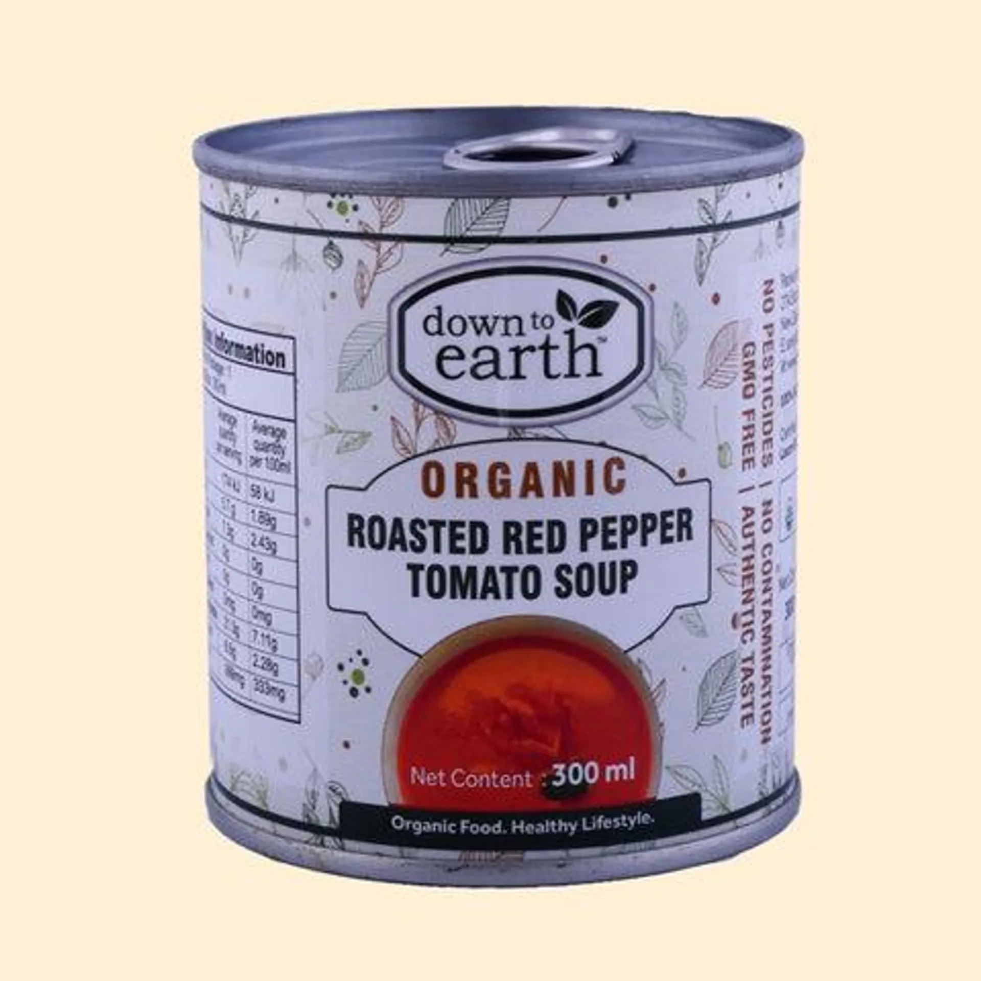 Down To Earth Org Soup Red Pepper 300G