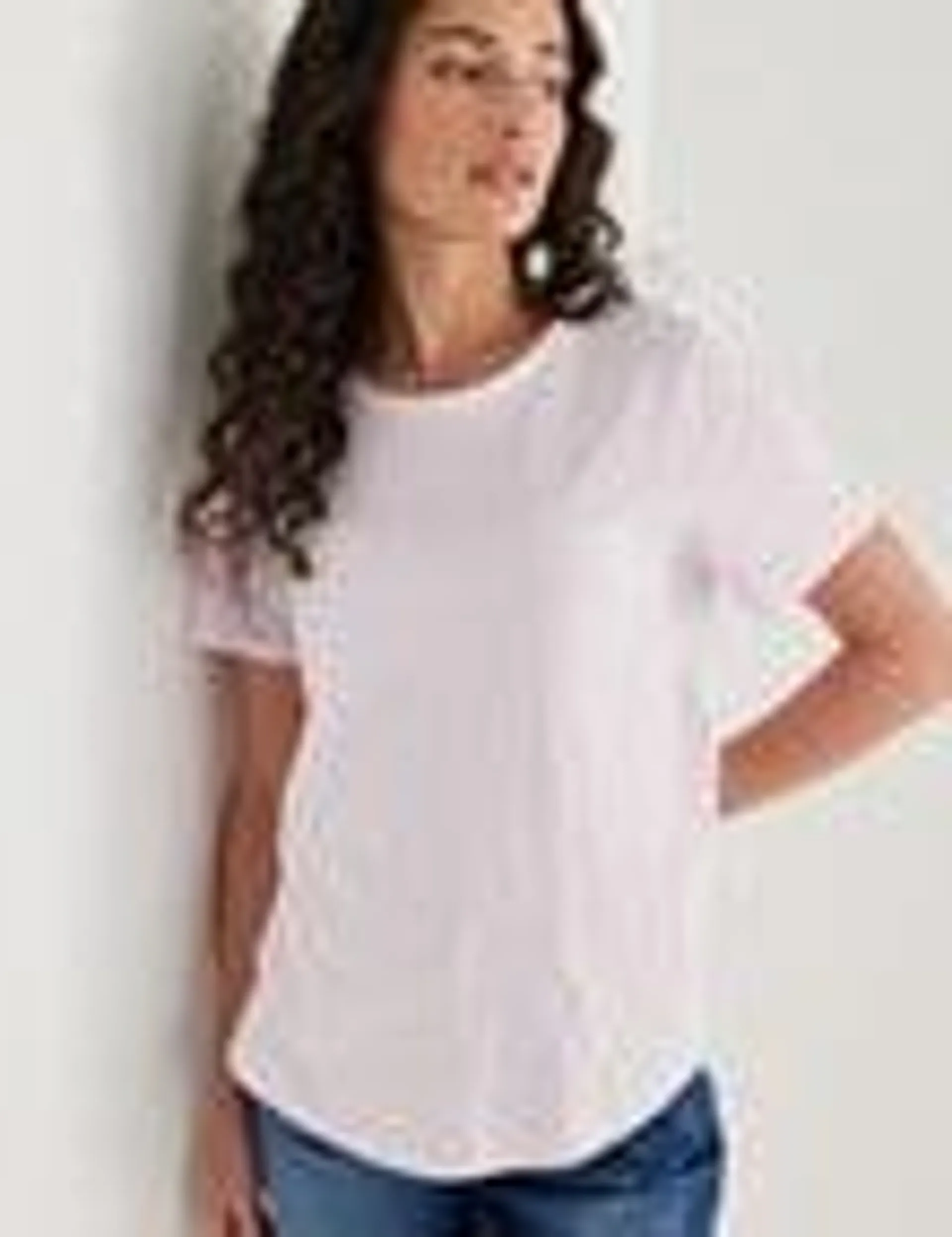 Zest Organic Cotton Short Sleeve Tee, Primrose