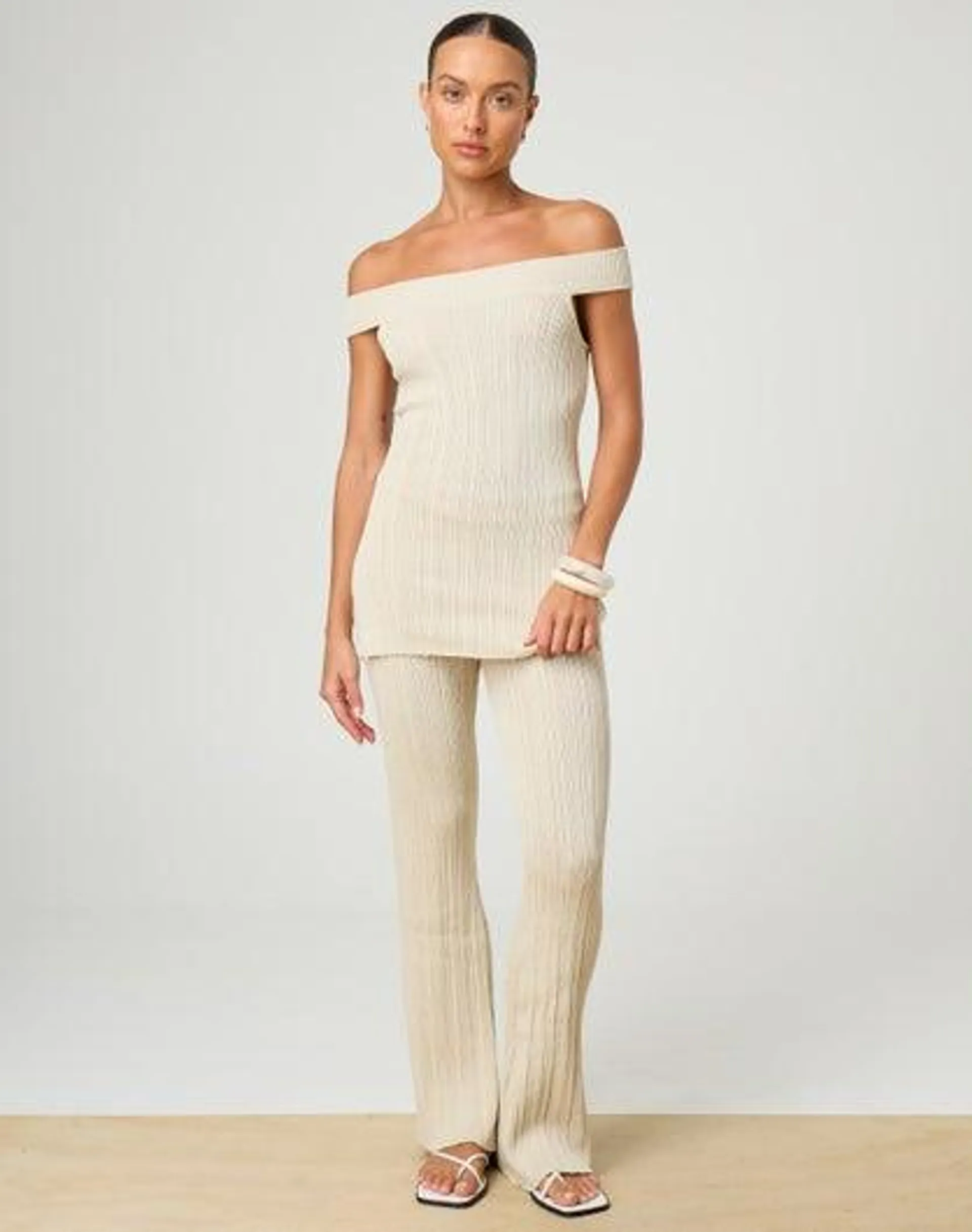 Straight Leg Knit Pant