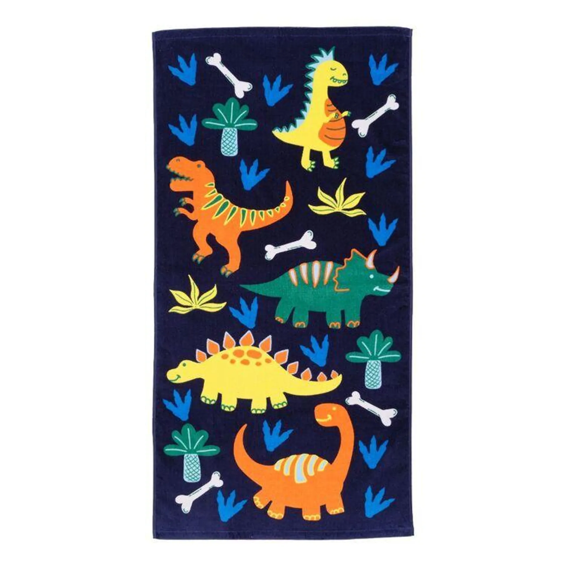 Kids House Beach Towels Navy 60 x 120 cm