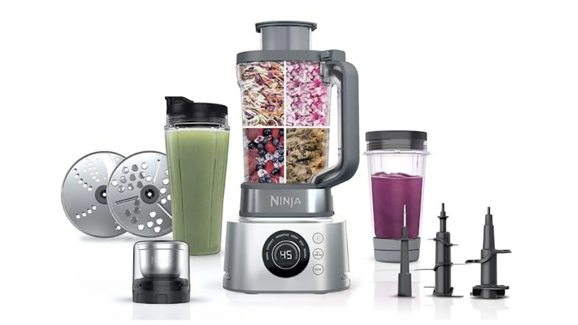 Ninja Foodi 1200W Power Blender Ultimate System - Cloud Silver (CB402ANZ)