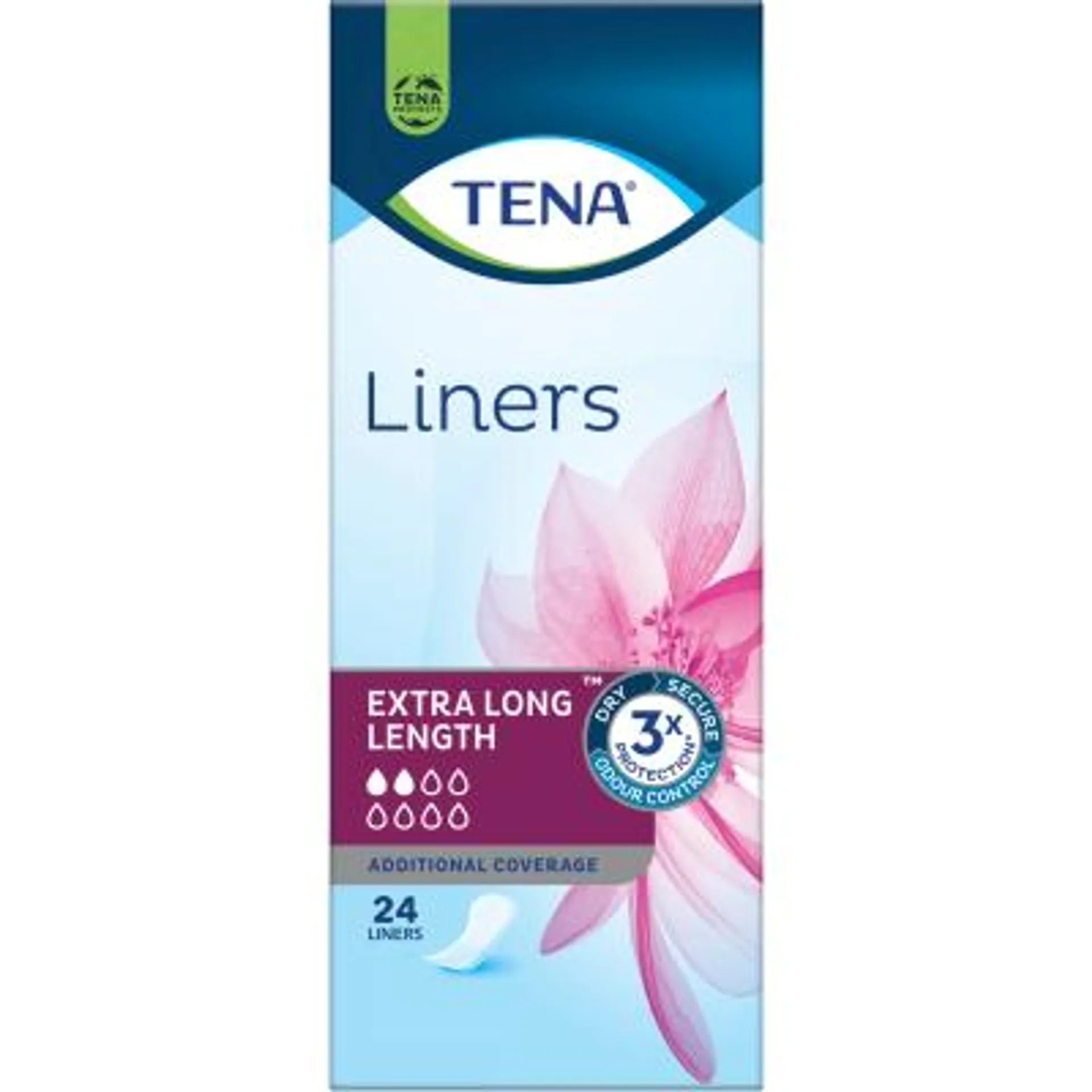 Tena Extra Long Length Liners