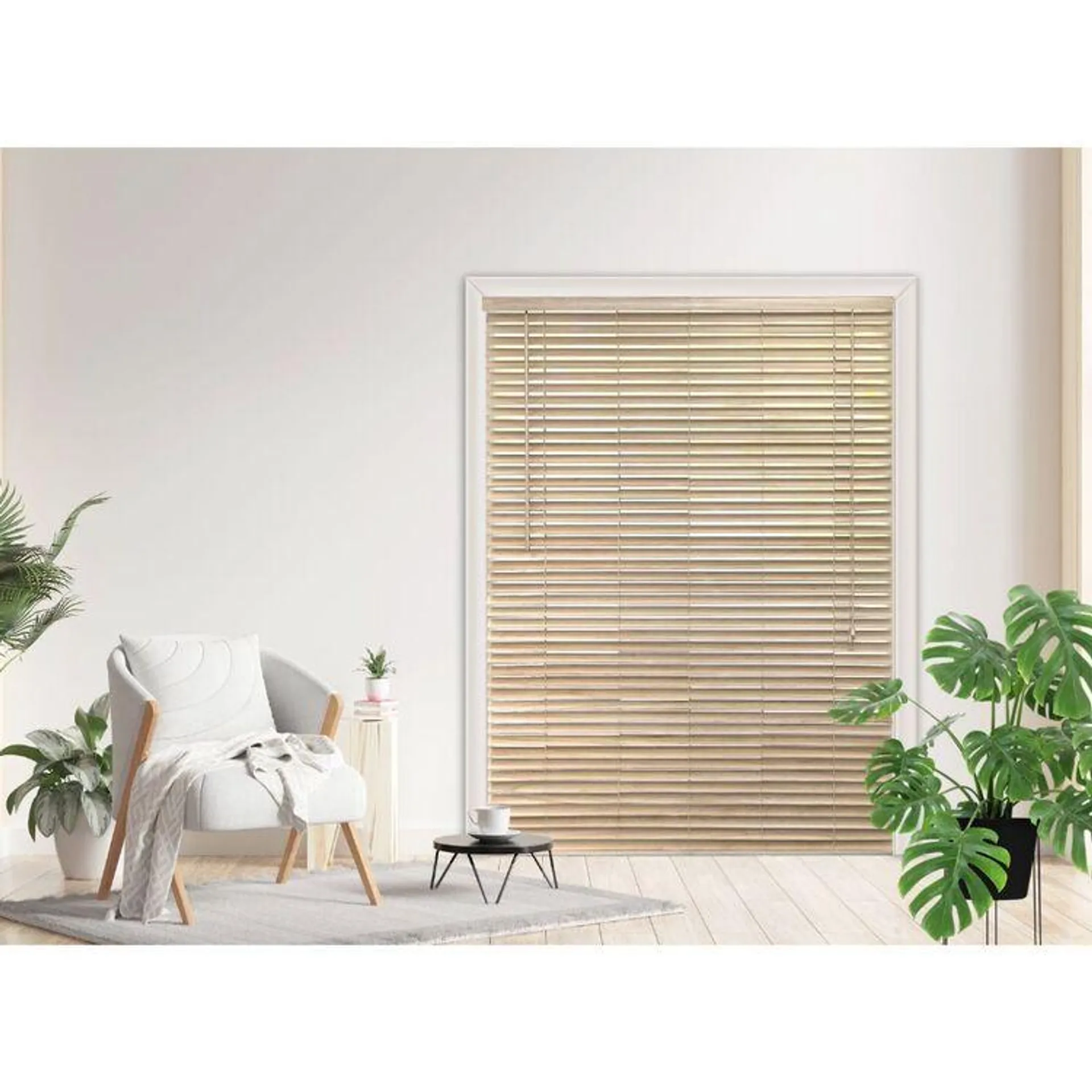 KOO 50 mm Timber Venetian Blinds Natural