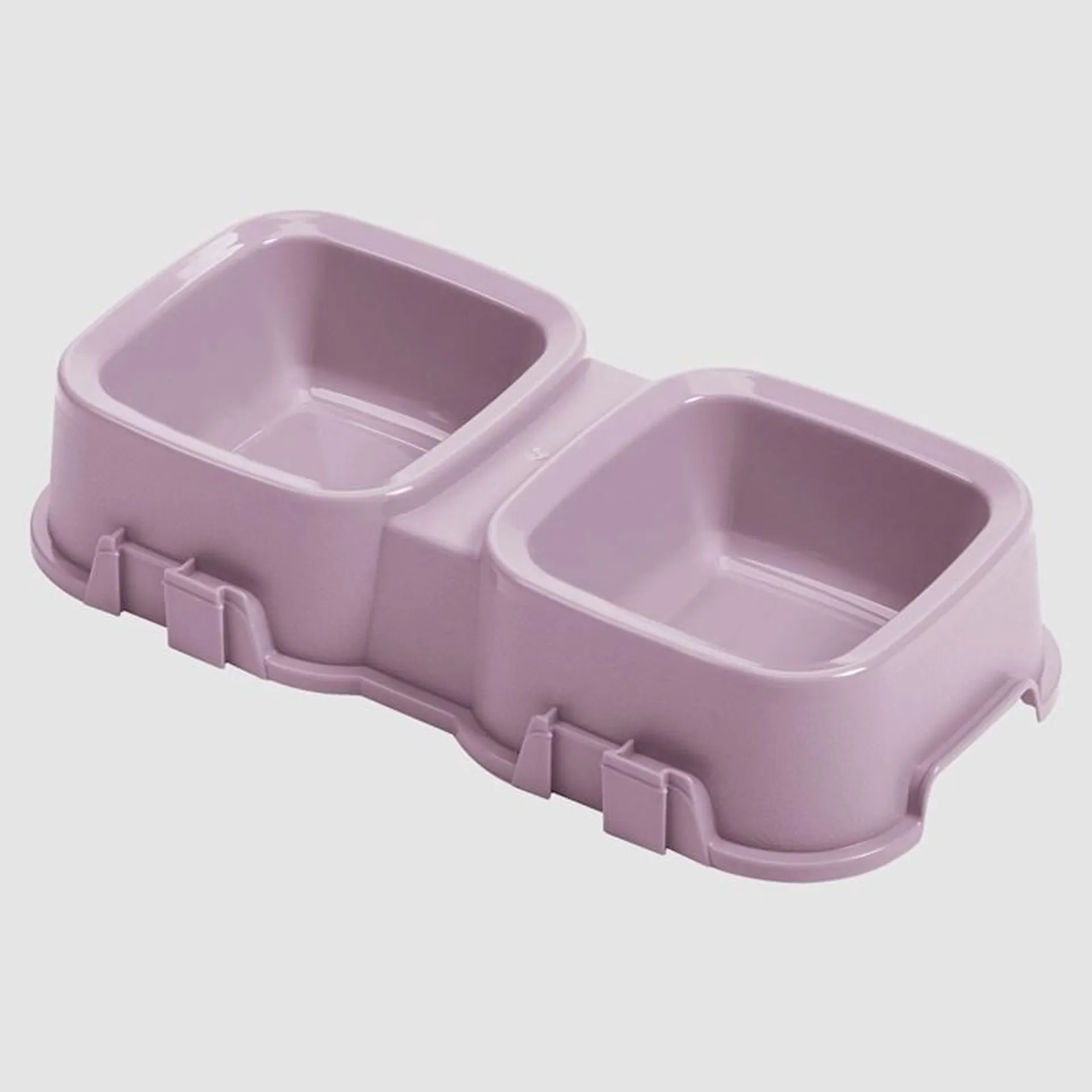 Tontarelli Twin Pet Bowl Pink