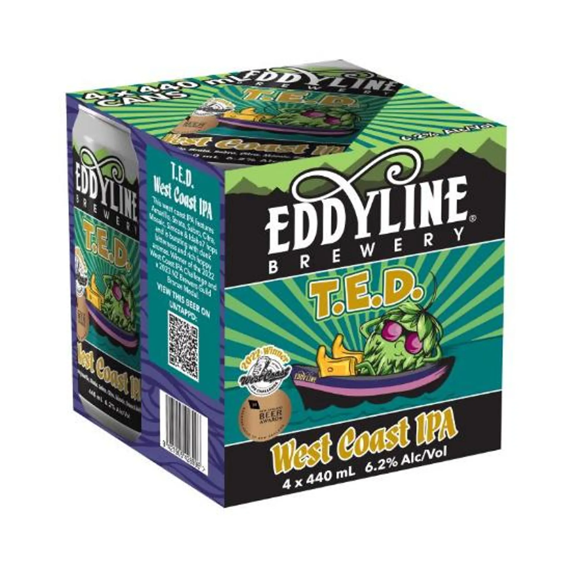 Eddyline That Eddy's Drop West Coast IPA Cans 4x440ml