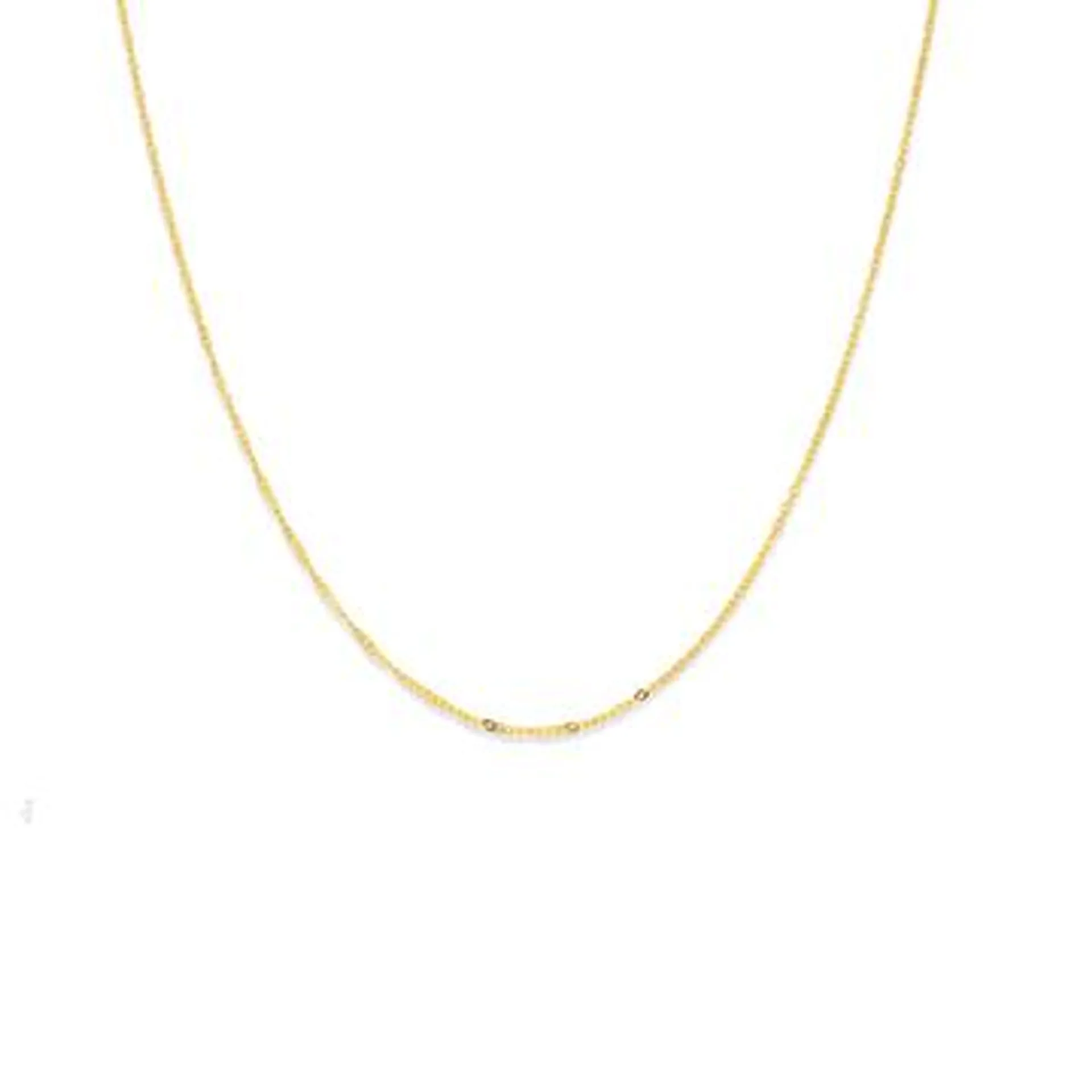 9ct Gold 45cm Solid Twisted Cable Chain