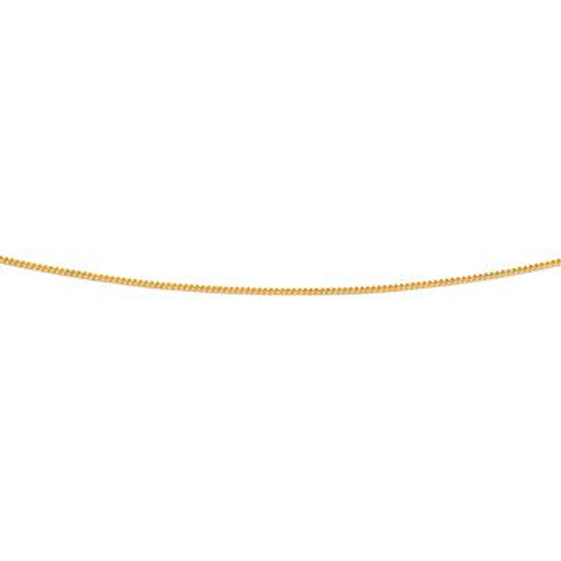 9ct Gold 50cm Solid Curb Chain