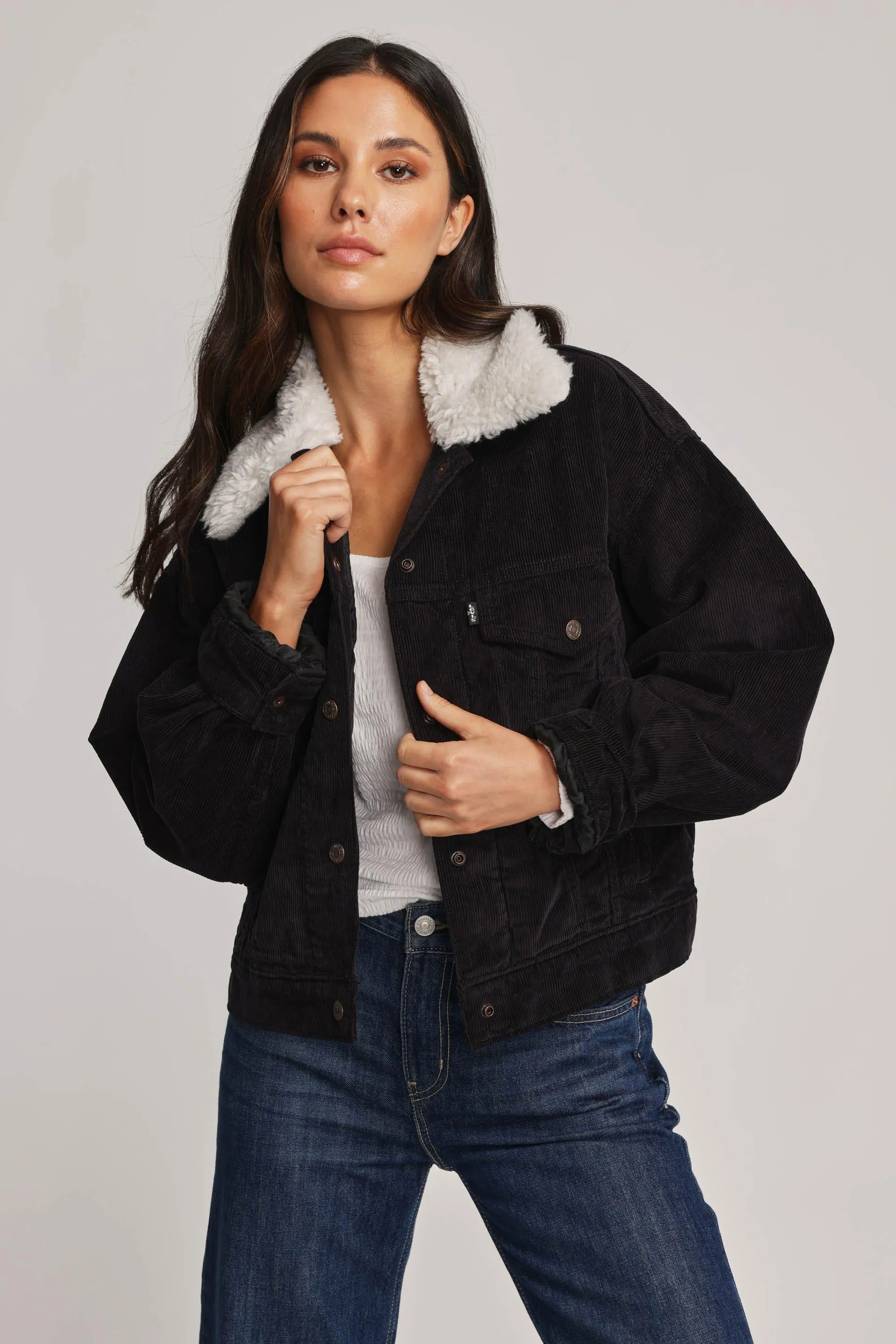 Levi's Sherpa Baby Baggy Cord Jacket