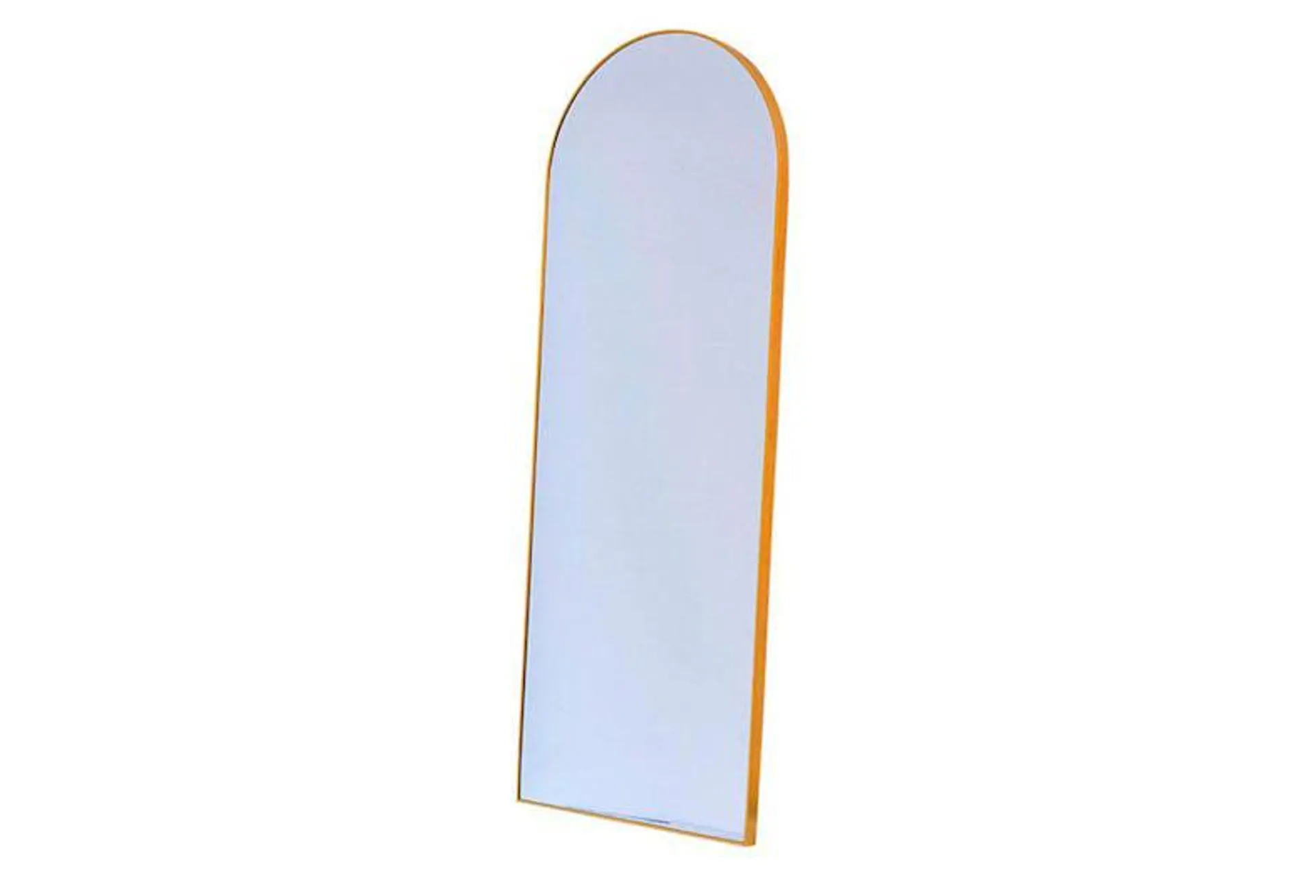 170cm Arch Metal Frame Mirror - Gold