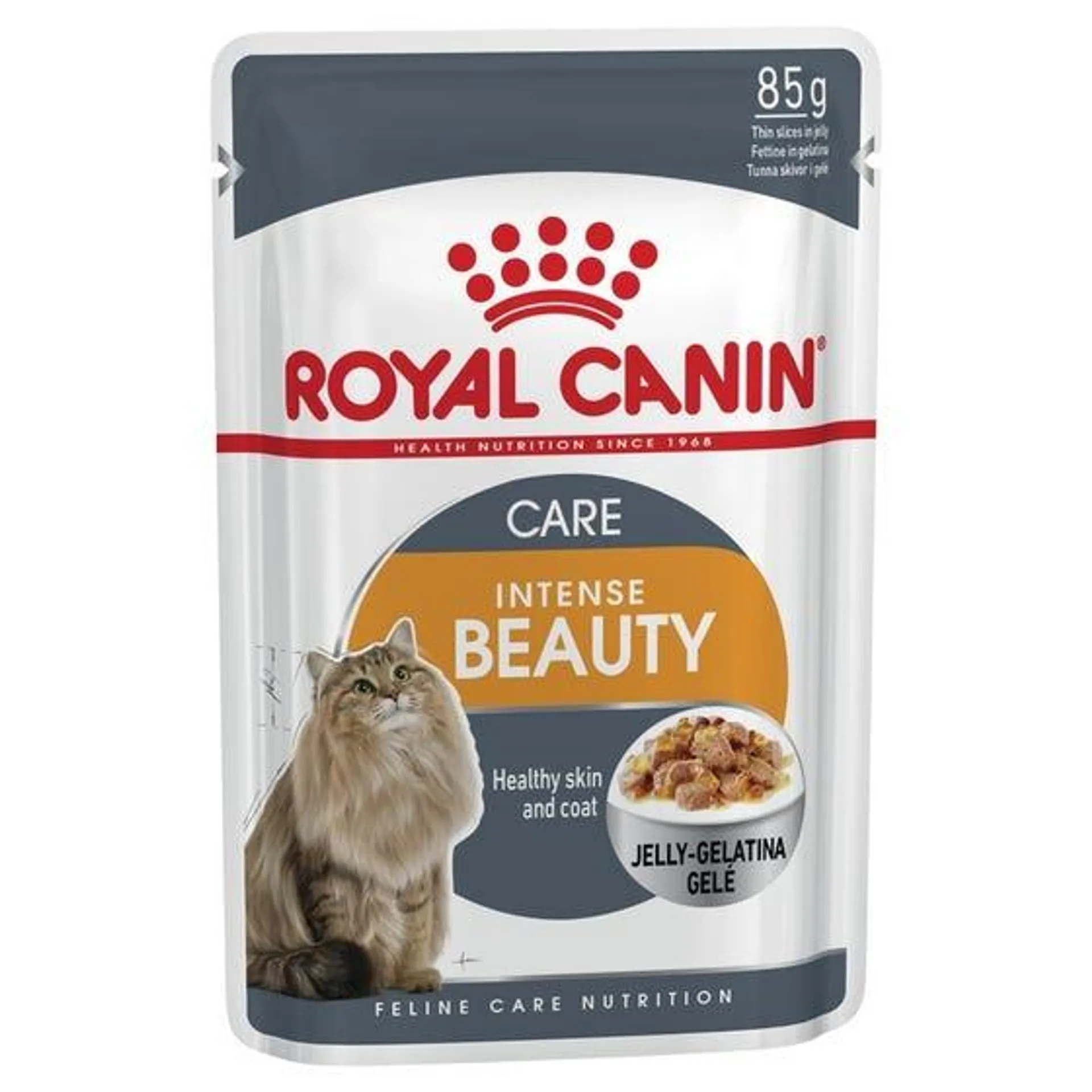 Royal Canin Hair & Skin Jelly Adult Wet Cat Food Pouches 85g