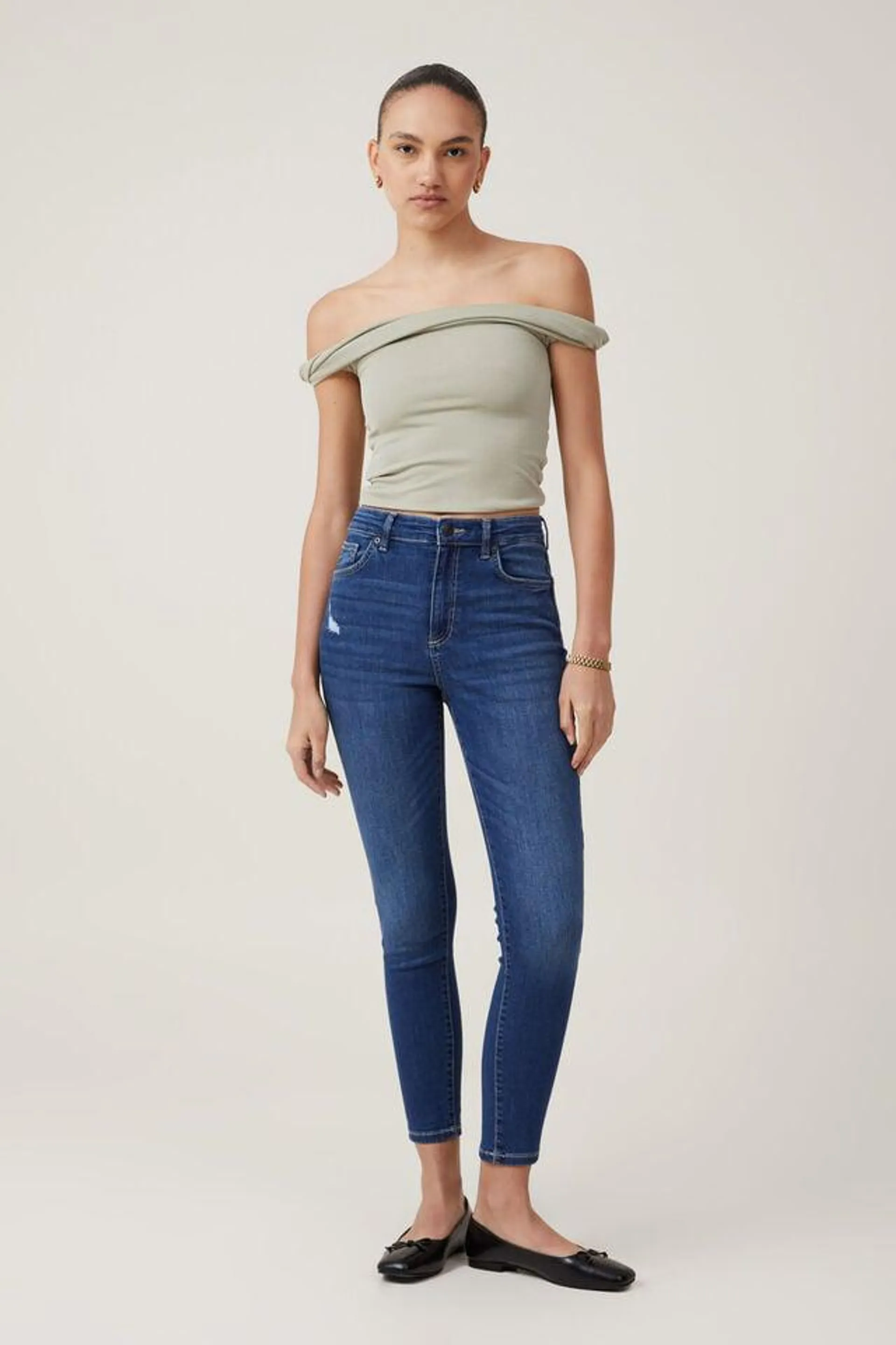 High Rise Skinny Jean