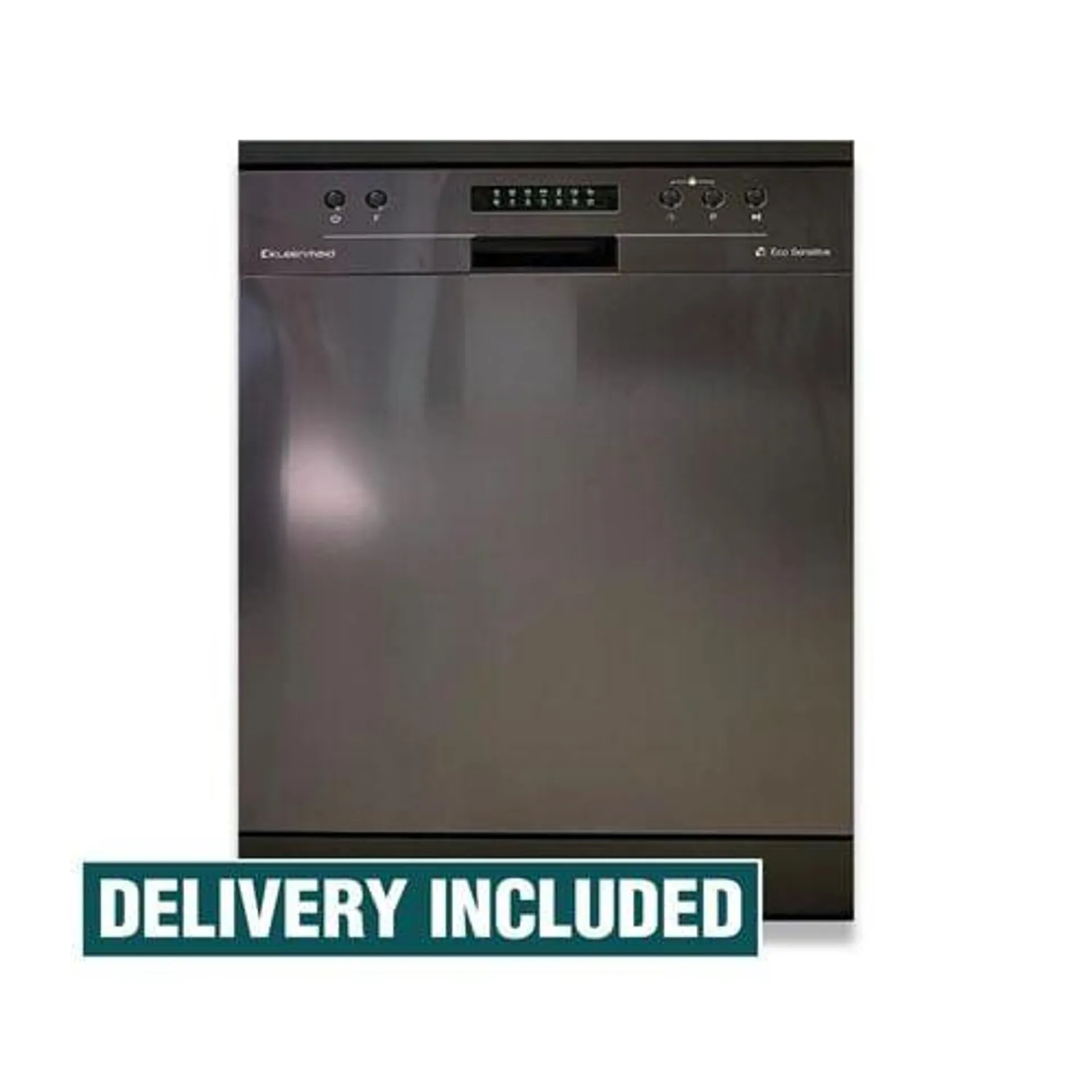 Kleenmaid Black Stainless Steel Free Standing Or Built Under Dishwasher WELS 4.5 Star 10.5L Per Wash