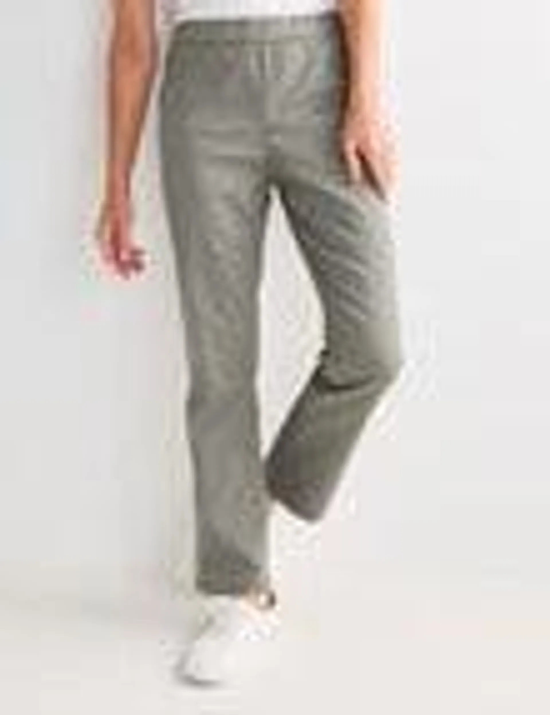 Ella J Straight Leg Soft Jean, Sage