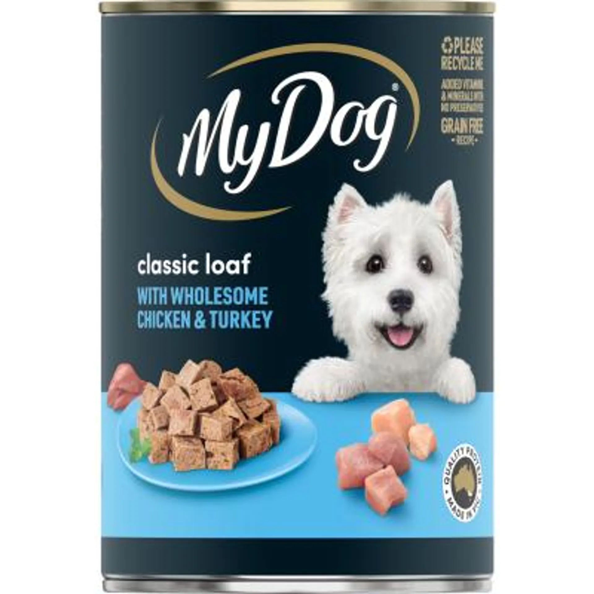 My Dog Classic Loaf With Chicken & Turkey Banquet Wet Dog Food