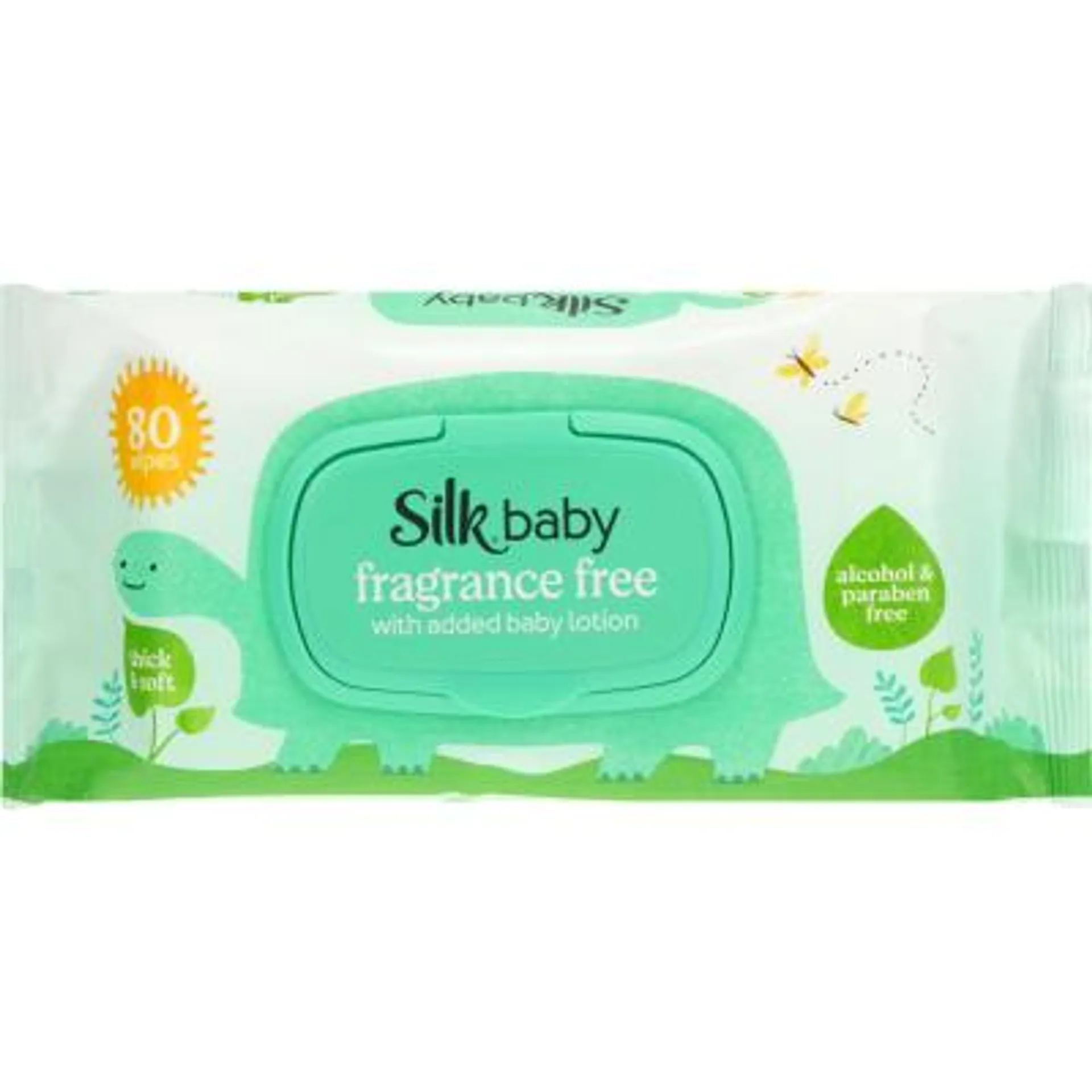 Silk Baby Fragrance Free Wipes