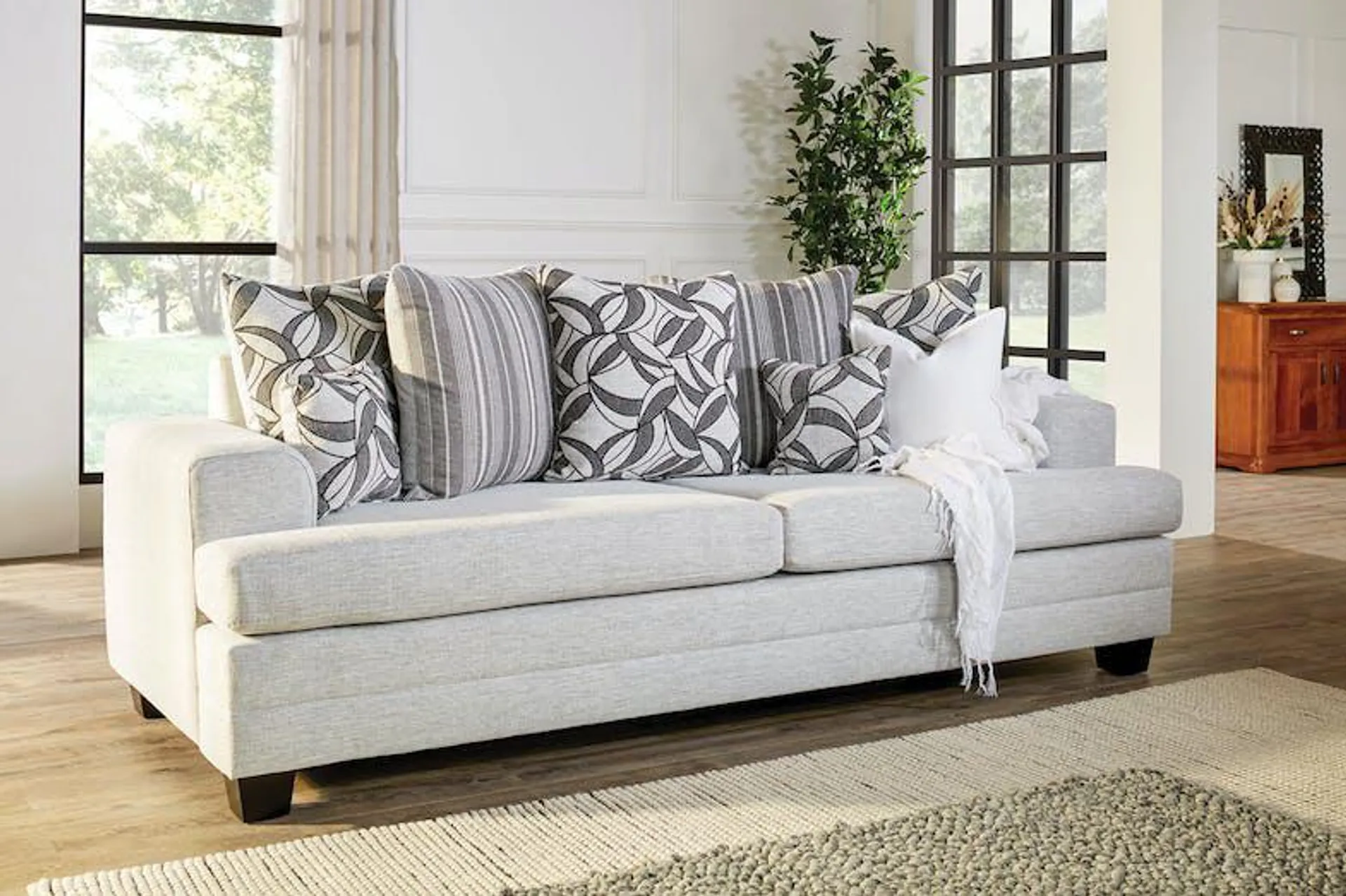 Morgan 3 Seater Fabric Sofa