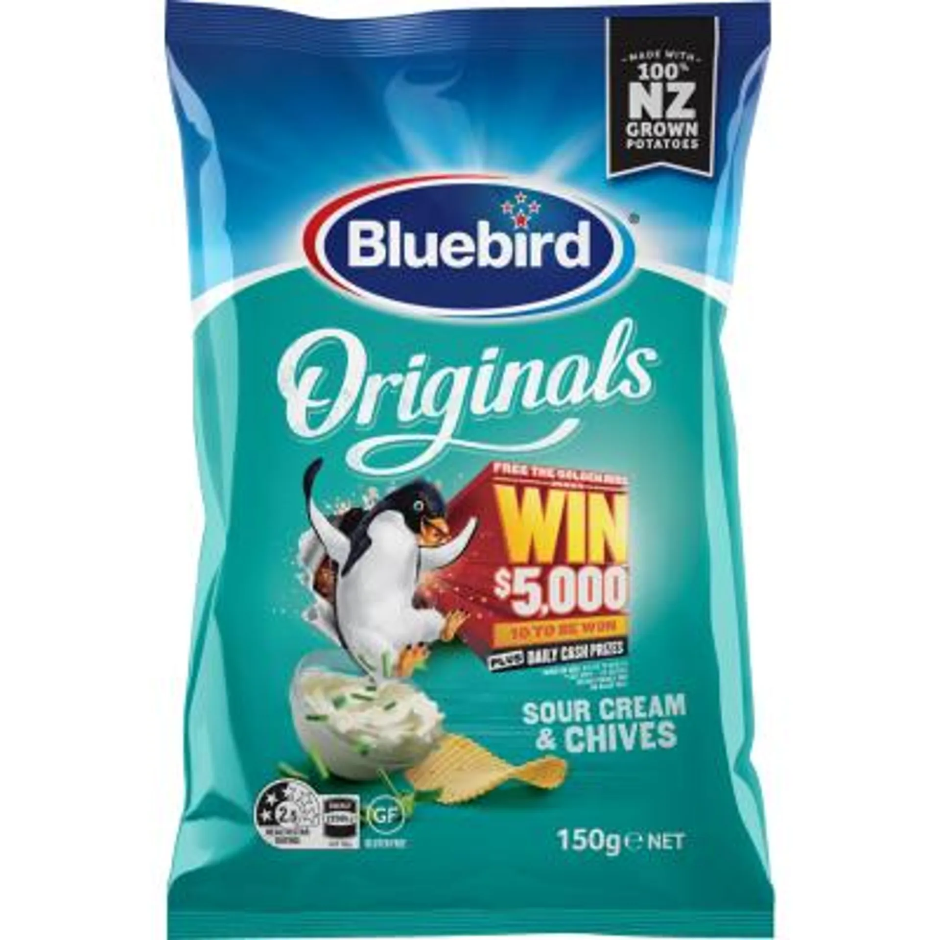 Bluebird Originals Sour Cream & Chives Potato Chips