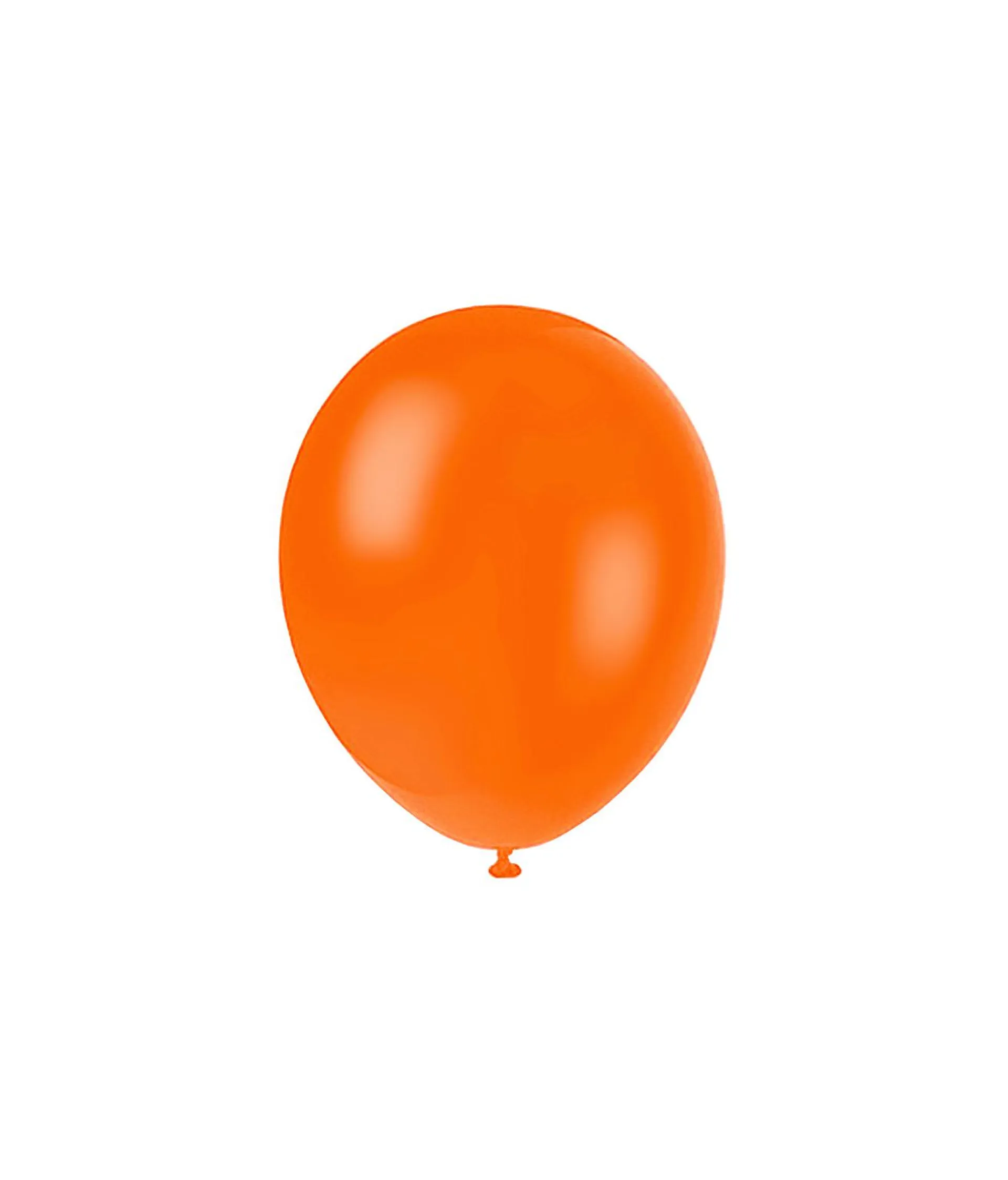Orange Plain Latex Balloon 12inch 20pk