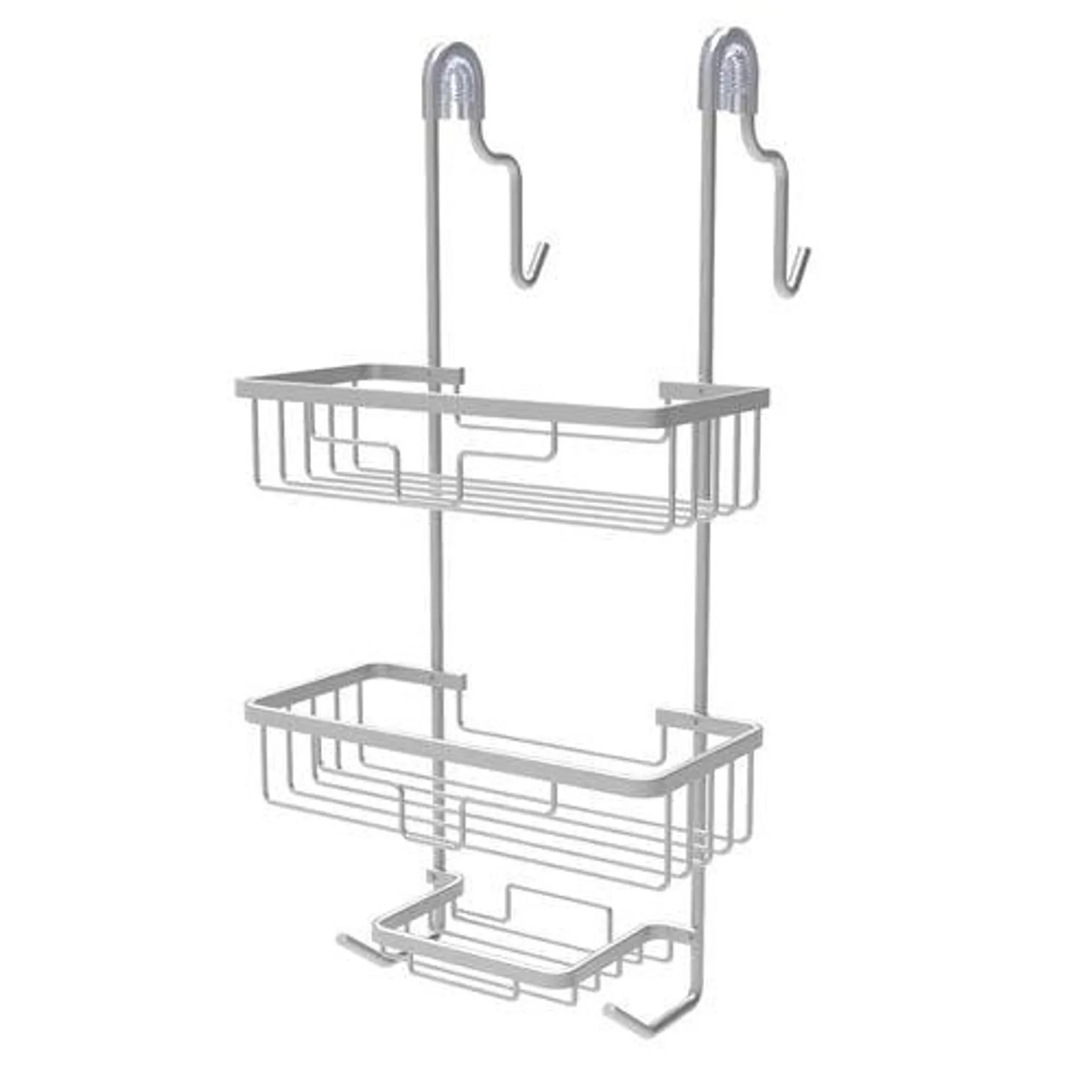 Evolve Lifewares Aluminium Rust Free Over The Screen Shower Caddy