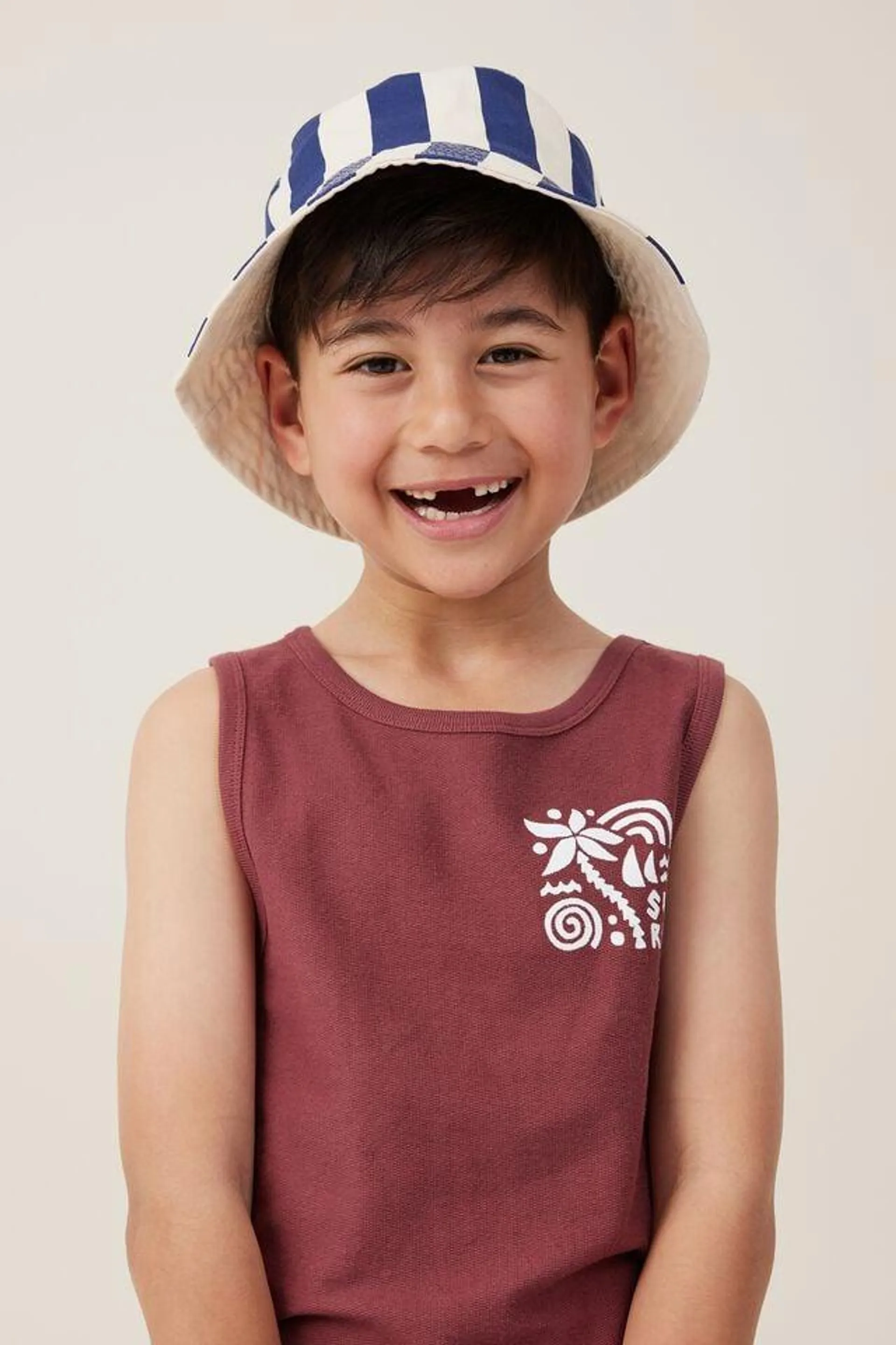 Kids Reversible Bucket Hat