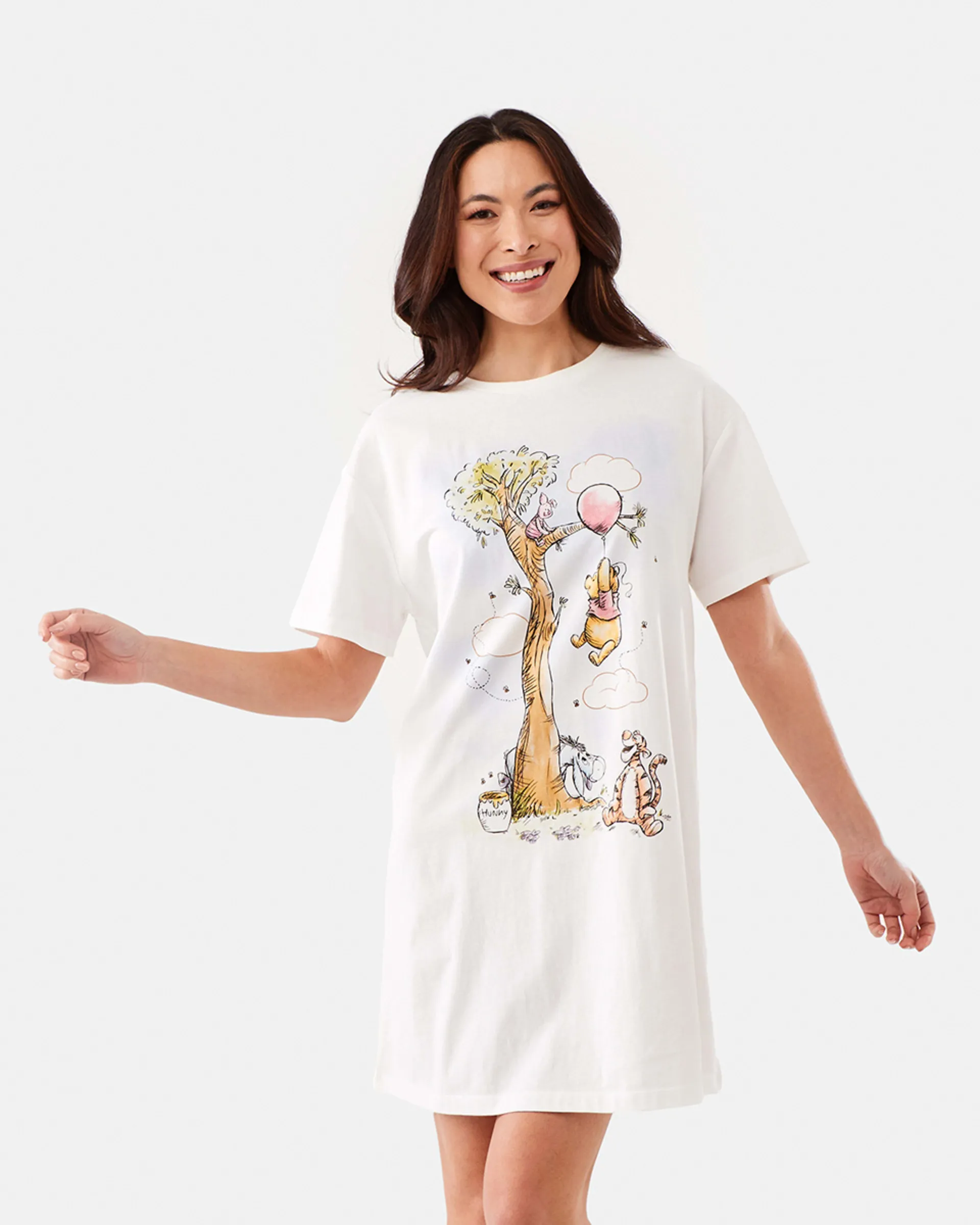 Winnie the Pooh License Short Sleeve Nightie