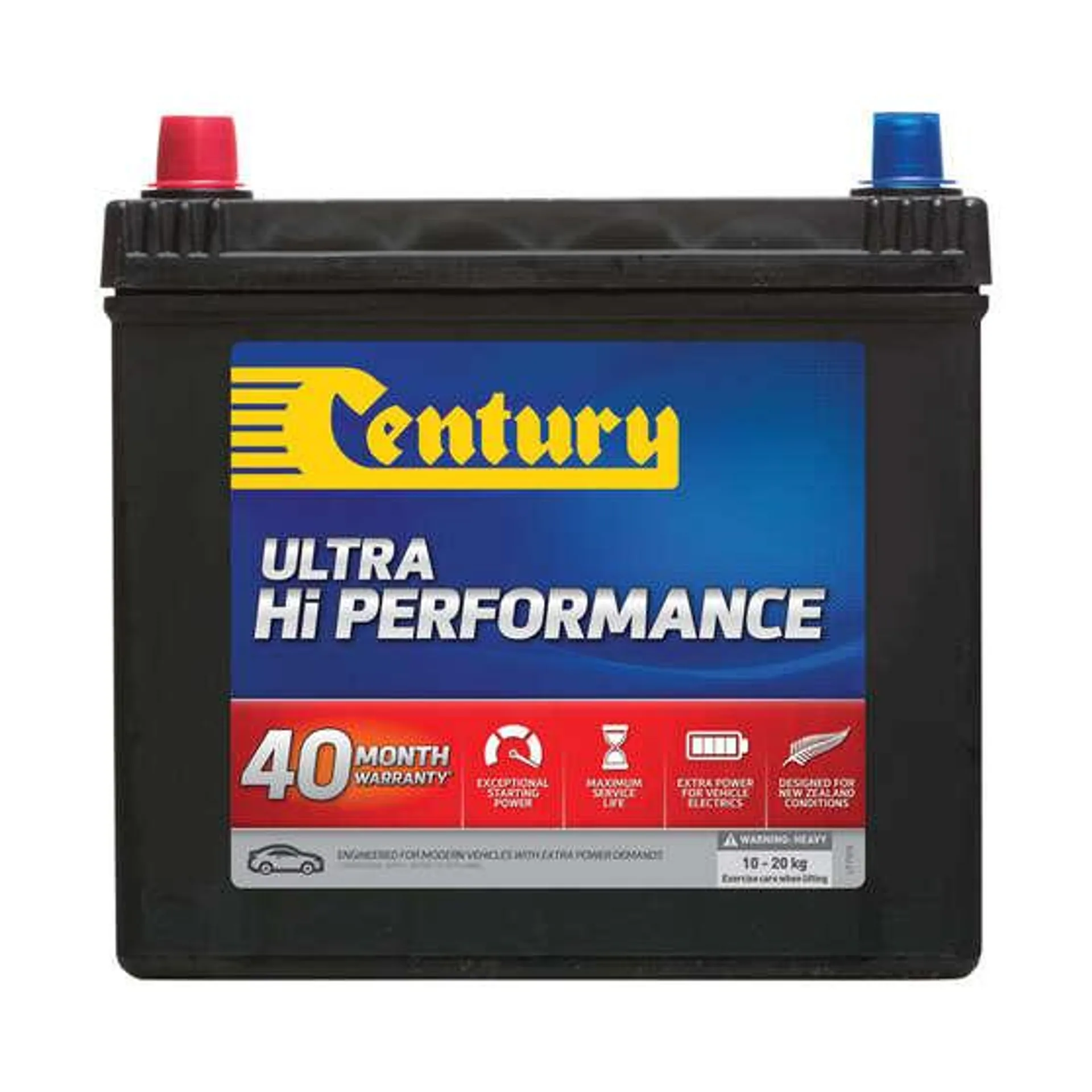 Century Ultra Hi Performance Car Battery - 75D23R MF