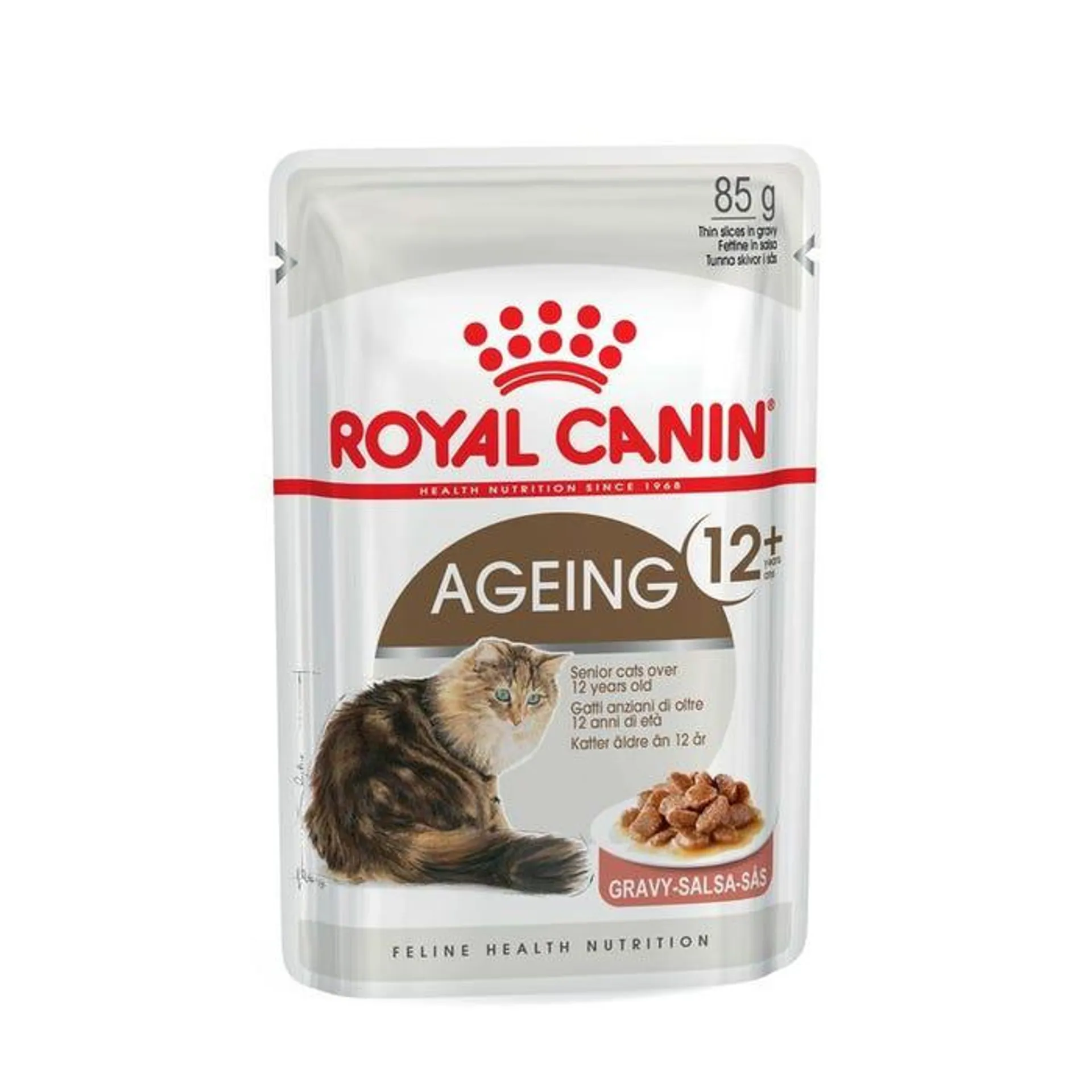 Royal Canin Ageing +12 Senior Cat Food In Gravy 85g