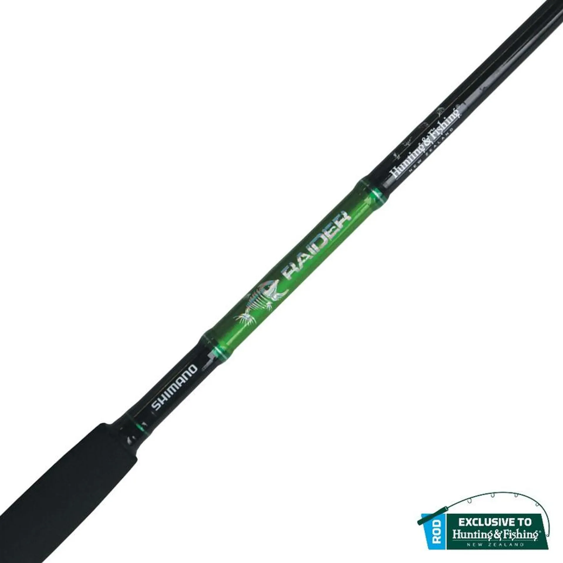 Shimano Raider 12'0" 8-12kg 2 Piece Spin Rod