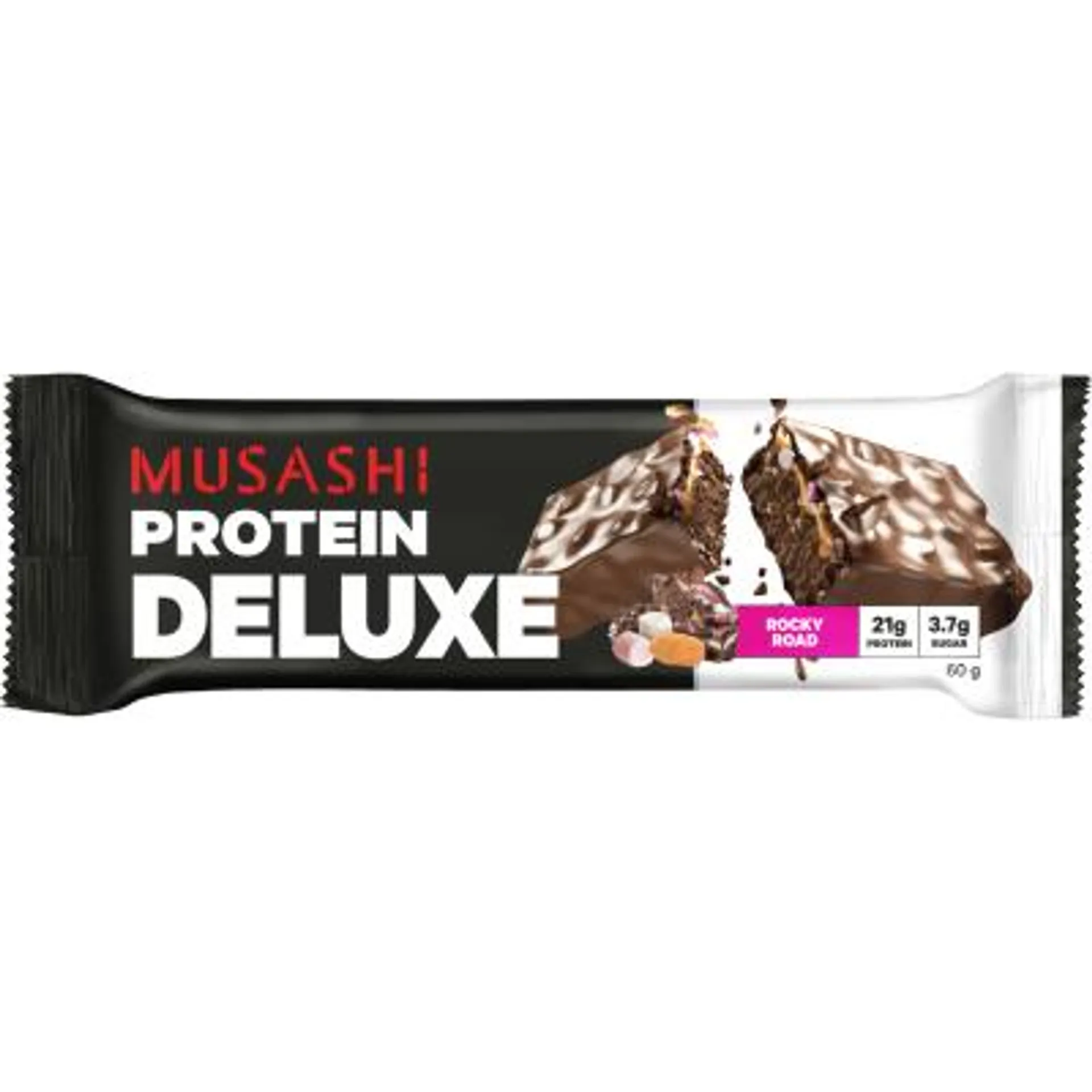 Musashi Rocky Road Flavour Deluxe Protein Bar